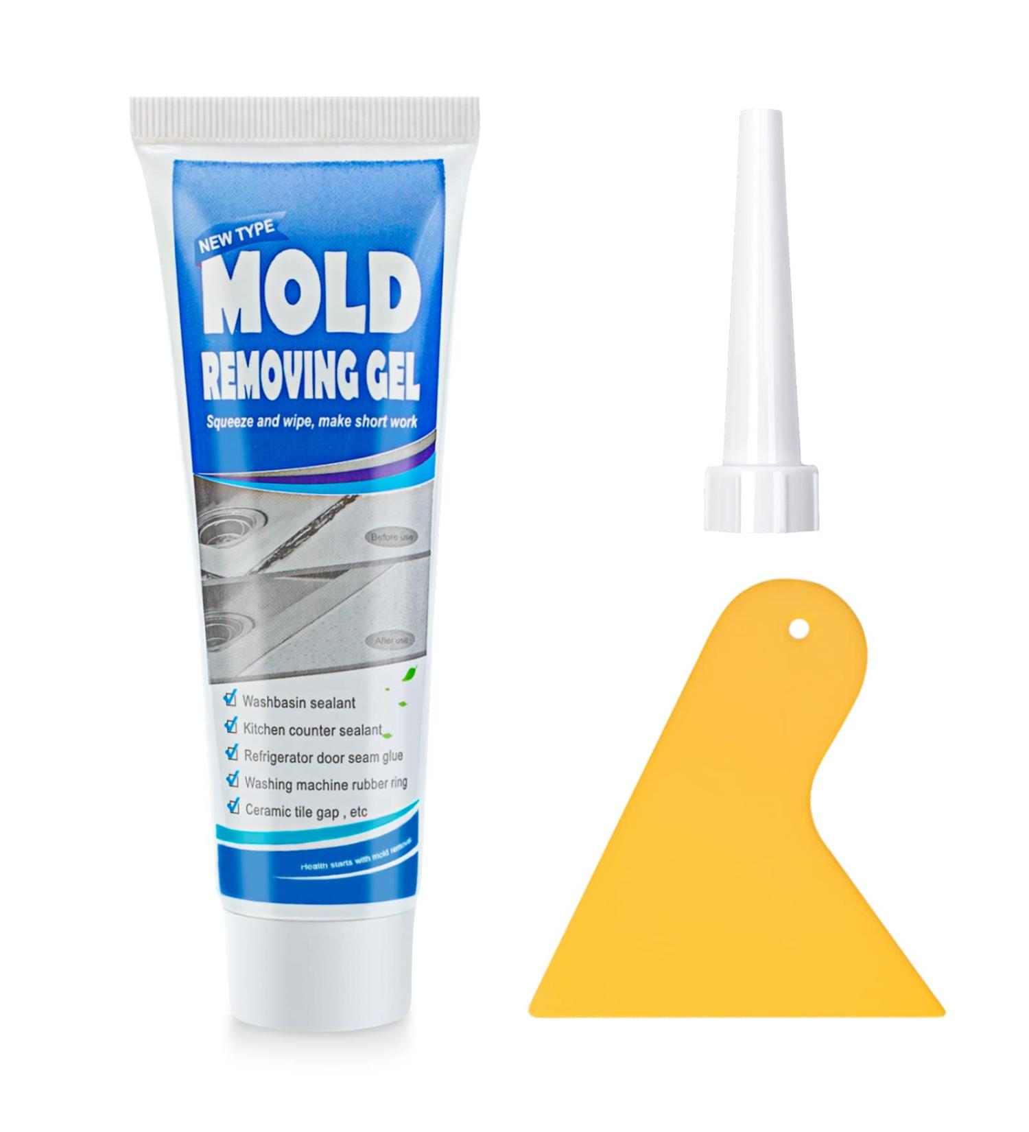 Mold Remover Gel - Effective Mildew Removal for Wall Tiles, Corners, Kitchen, Bathroom - 90g - Buy Online on GoSupps.com