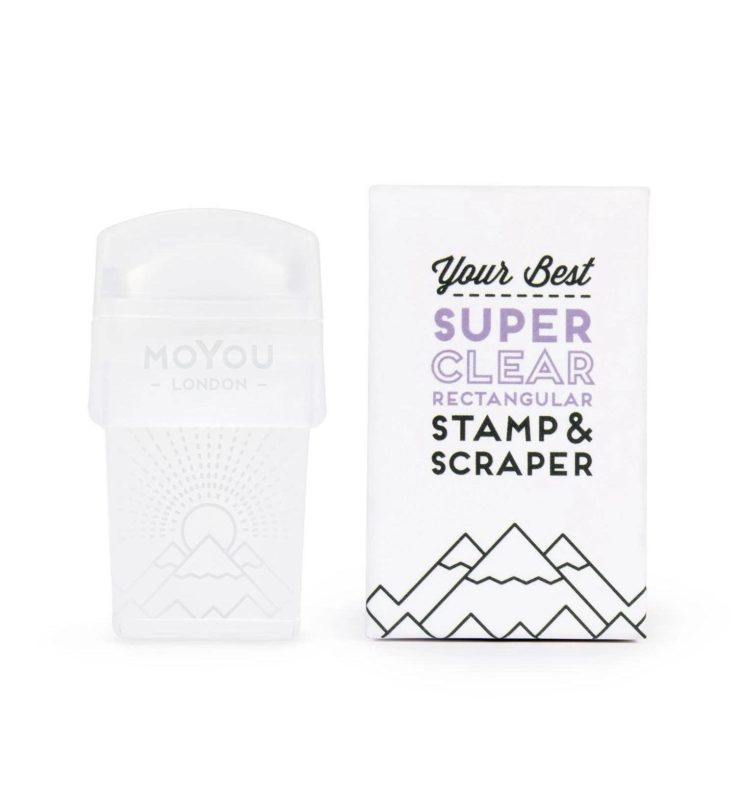 3 in 1 Super Clear Rectangular Stamper & Scraper - Buy Online on GoSupps.com