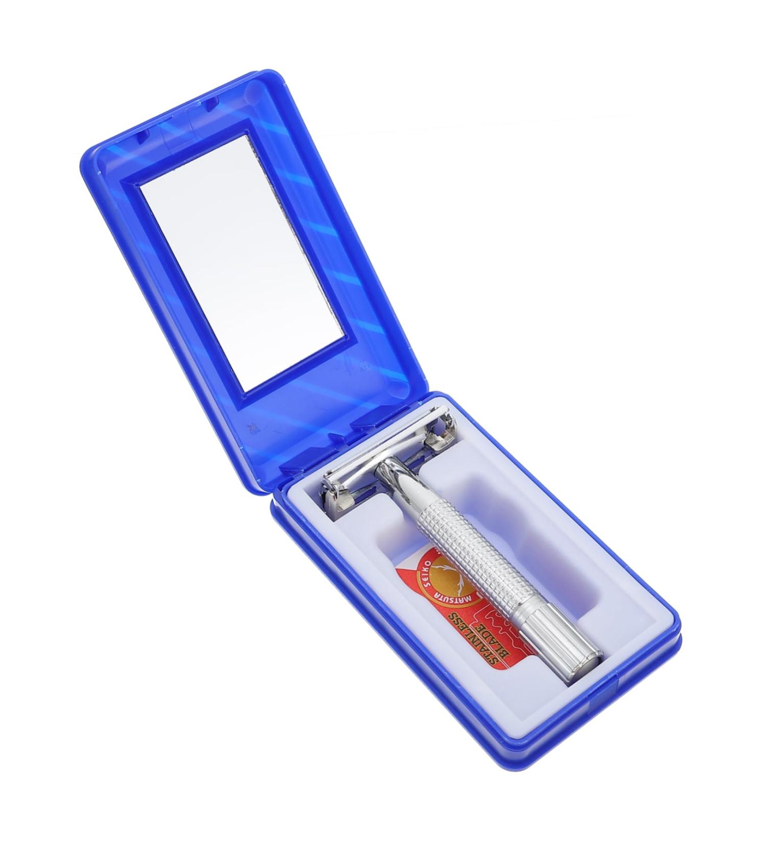 Buy 1 Set Long Handle Razor Beard Shaving Cutter - Old Style Manual Beard Shaver for Men - International Shipping Available - Buy Online on GoSupps.com