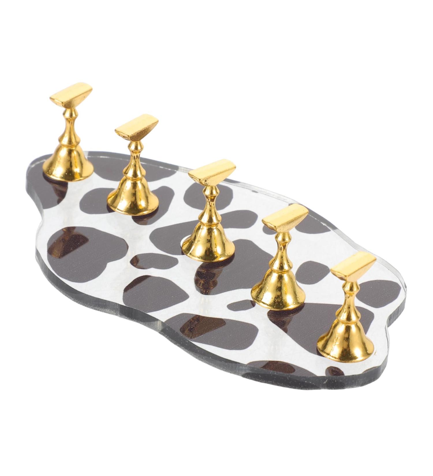 HAPINARY Fake Nail Stand 2 Sets magnetic supplies nail display stand nail frame nail stand for press press on nails holder with base Acrylic exercise rack press on artificial nails holder - Buy Online on GoSupps.com