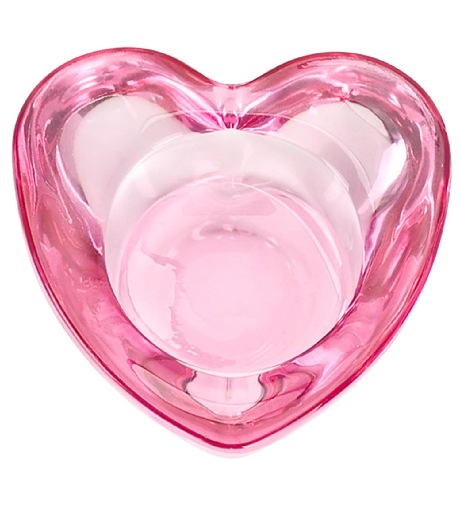 minkissy Nail Cup Nail Art Dish Nail Dish Bowl Nail Dampen Dish Dappen Dish for Acrylic Nails Jewelry Dish Acrylic Nail Tools Nail Dipping Dish Nail Art Cup Pink Glass Crystal Plate Cup - Buy Online on GoSupps.com