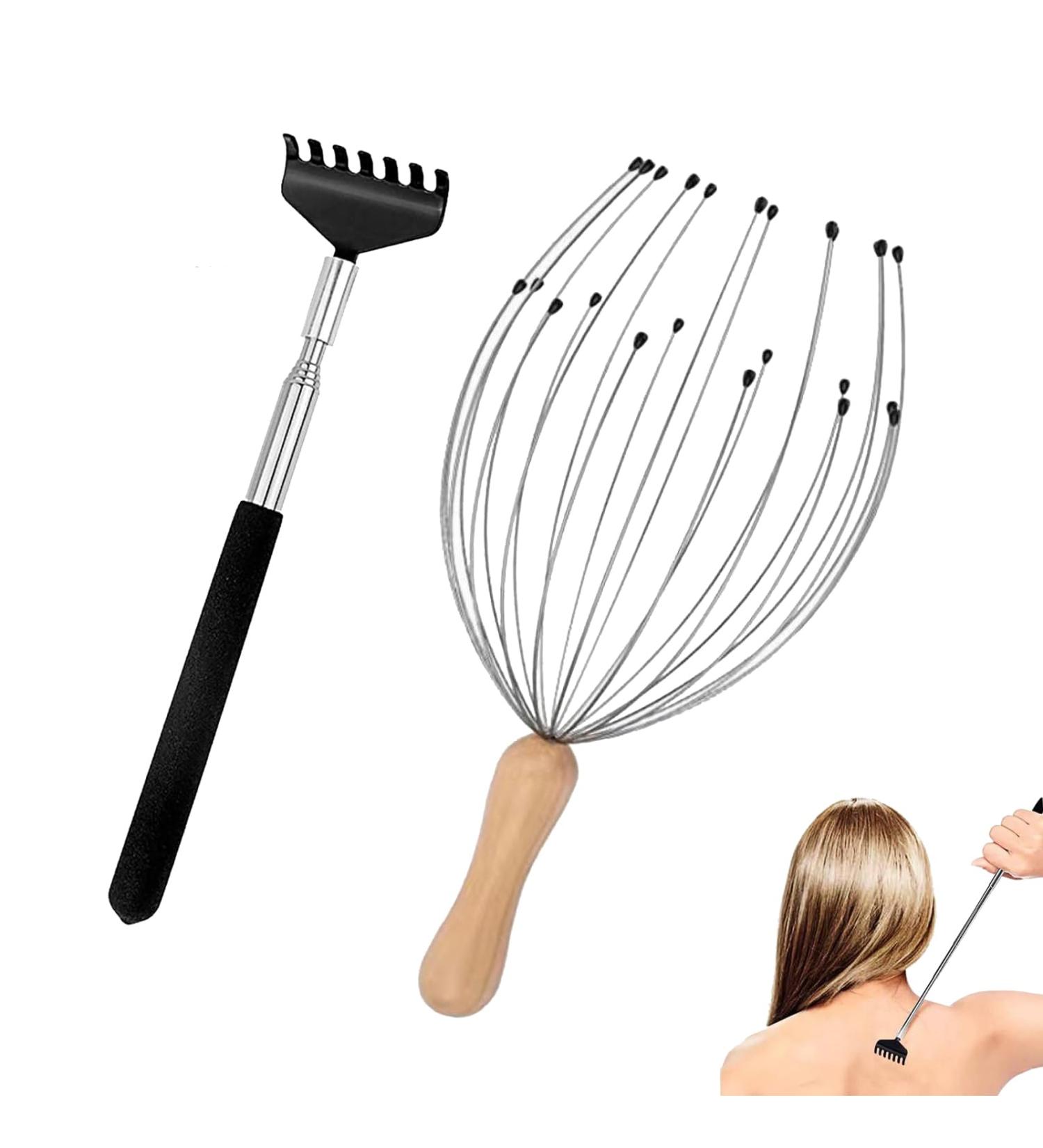 24-Finger Head Massage Spider - Ultimate Scalp Massager & Back Scratcher | Perfect Gift for Men & Women - Buy Online on GoSupps.com