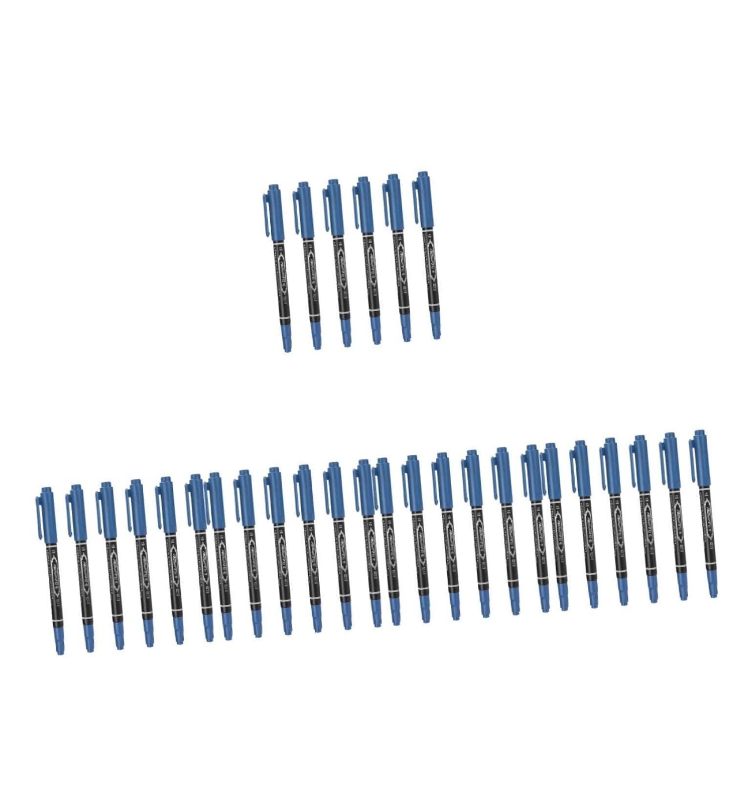 FOMIYES 30 Pcs Eyebrow Marker Pen Multifunctional Tattoos Pen Beauty Marker Plastic Eyebrow Shape Grease Pen - Buy Online on GoSupps.com