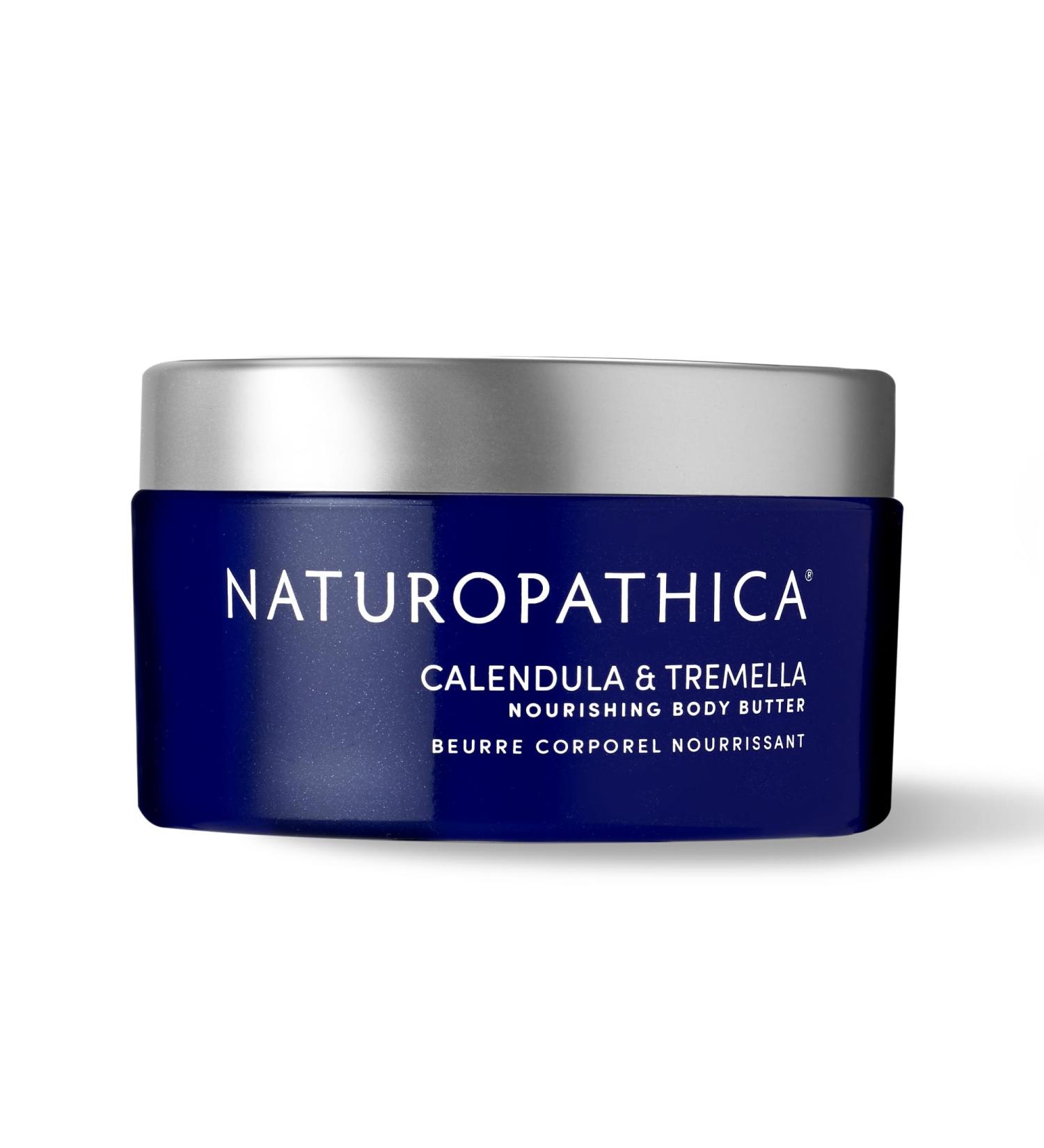 Naturopathica Calendula & Tremella Nourishing Body Butter - Vitamin E Daily Lotion for Dry Skin | Hydrating Cream for Men & Women - 6 fl oz - Buy Online on GoSupps.com