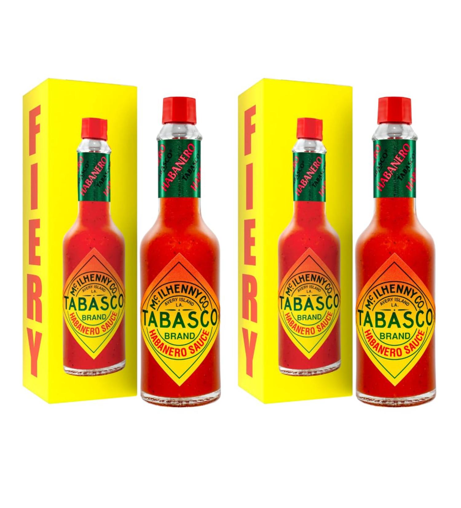 Habanero Sauce Bundle with Tabasco Habanero Hot Pepper Sauce 60ml (2 Pack) - Buy Online on GoSupps.com