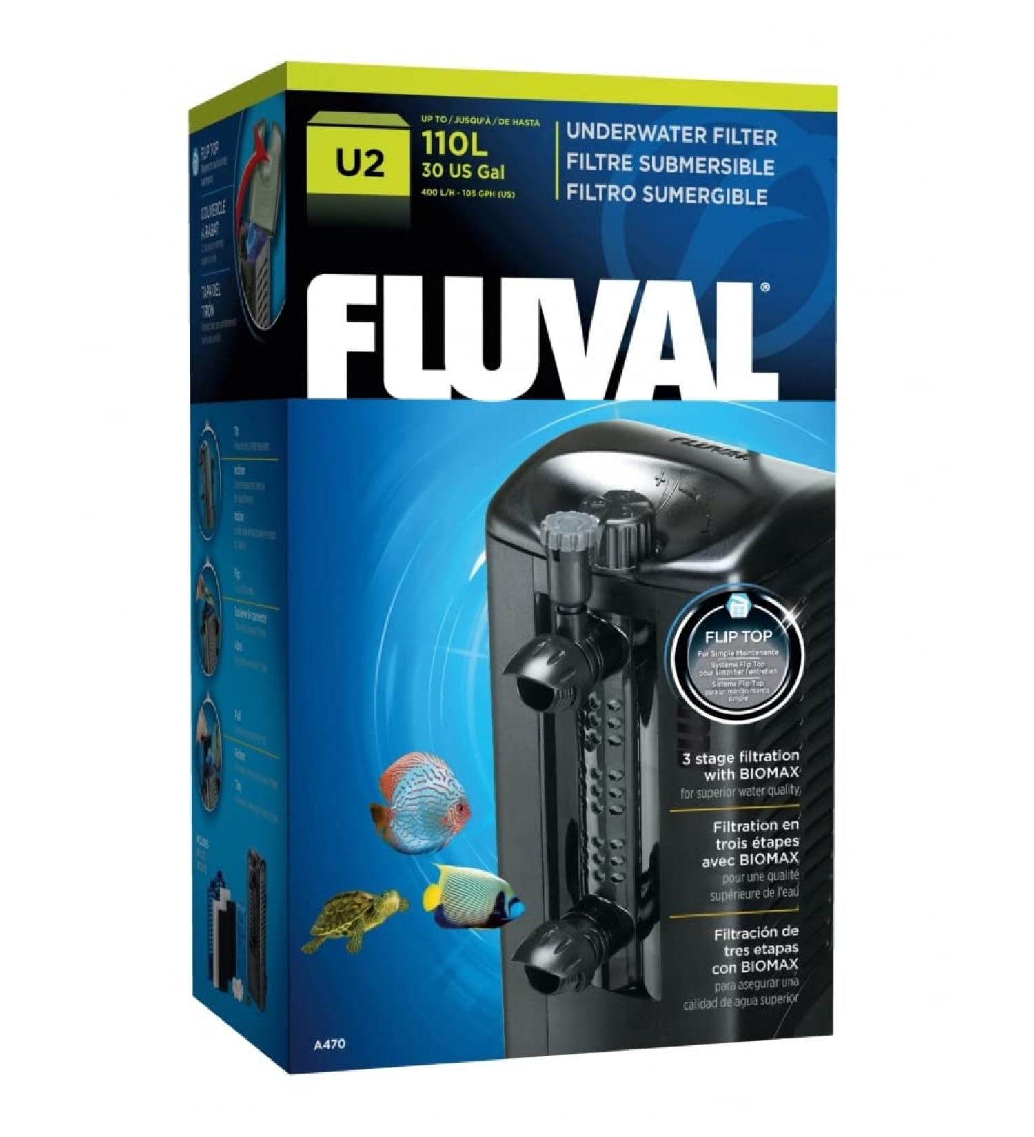 Fluval U2 internal filter for aquariums from 45 to 110l 5W 1 piece (1 pack) Modern