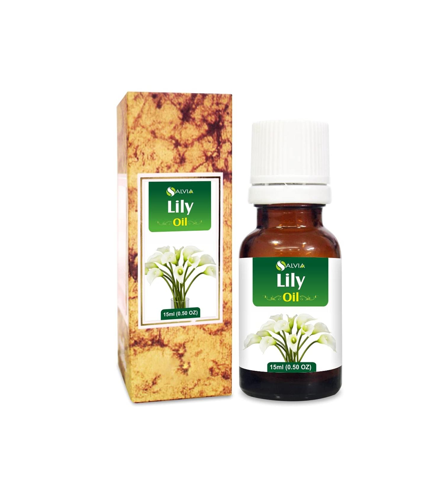Lily Essential Oil 100% Pure & Natural | Aromatherapy Scented Fragrance Oil | Therapeutic Grade Lilium Auratum (15 ML) - International Shipping Available - Buy Online on GoSupps.com