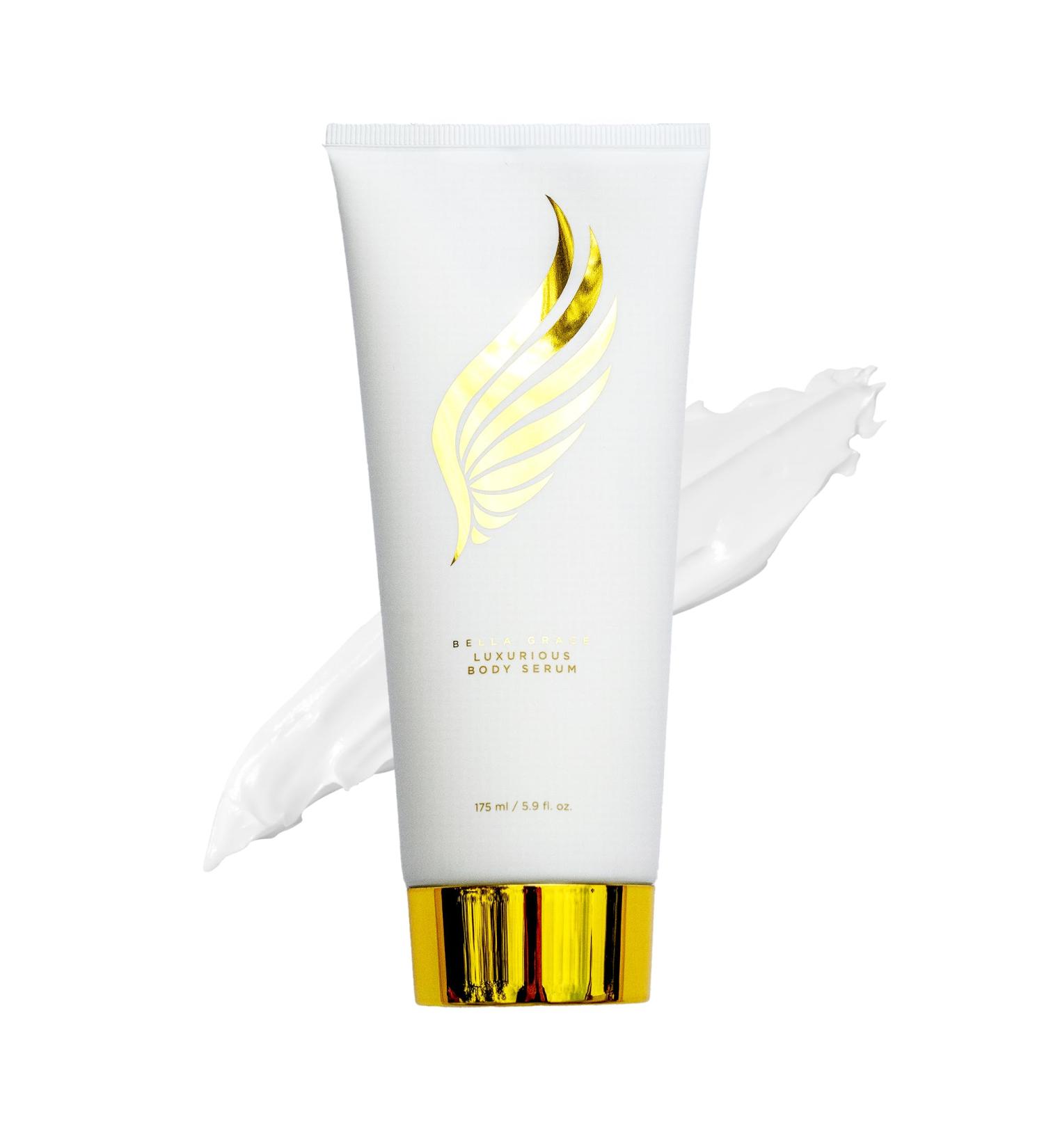 Buy Bella Grace Luxurious Anti-Aging Body Serum - Nourishing with Peptides & Shea Butter Hydrates & Supports Collagen 6 fl oz | International Shipping Available - Buy Online on GoSupps.com