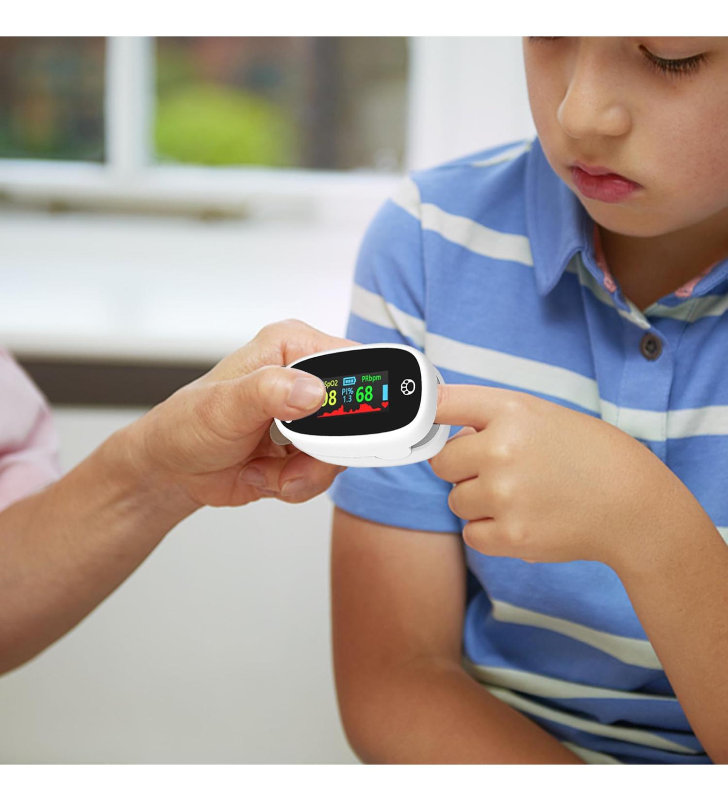 Buy Andres Pulse Oximeter - Accurate Finger Oxygen Saturation & Pulse Measurement for Kids Babies & Sports - Fast International Shipping - Buy Online on GoSupps.com