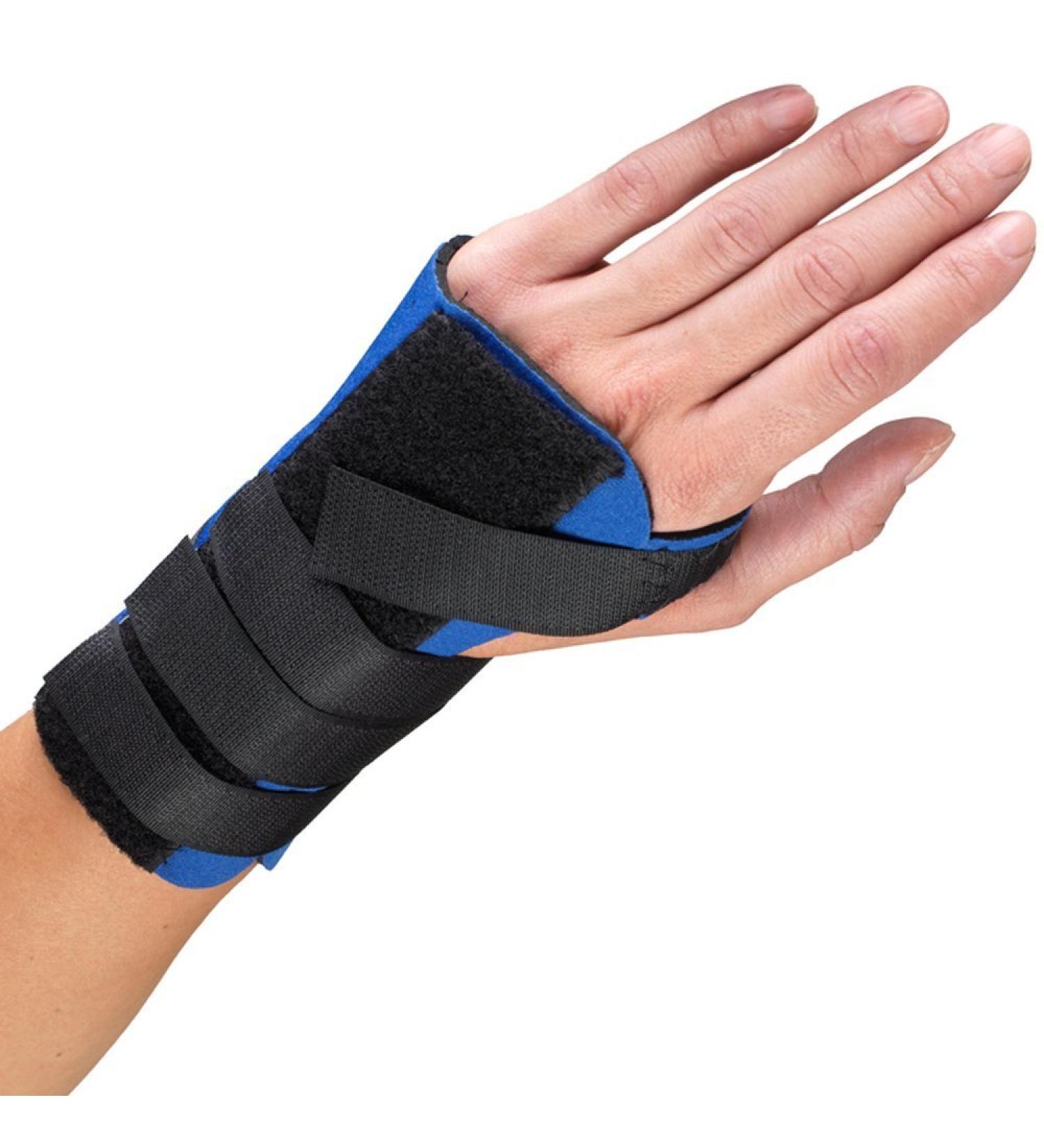 OTC Black Neoprene Wrist Splint - Cock-up Style X-Large for Left Hand | International Shipping Available - Buy Online on GoSupps.com