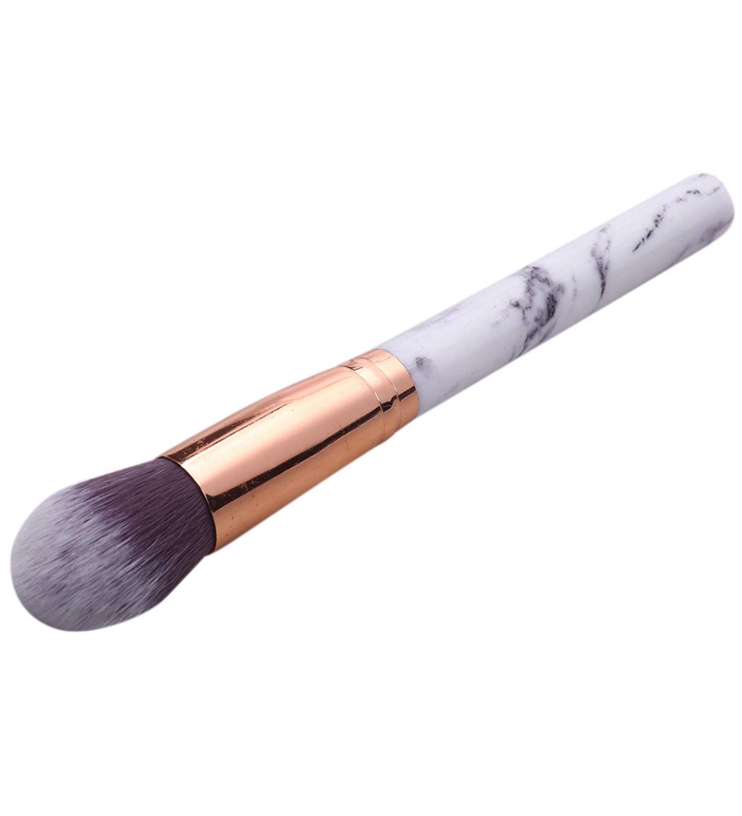 Guvkeug 1Pc Gray Cosmetics Soft Face Makeup Powder Brush Makeup Brushes Blush Flame Brushes Foundation Round Make Up Aluminum Brushes - Buy Online on GoSupps.com