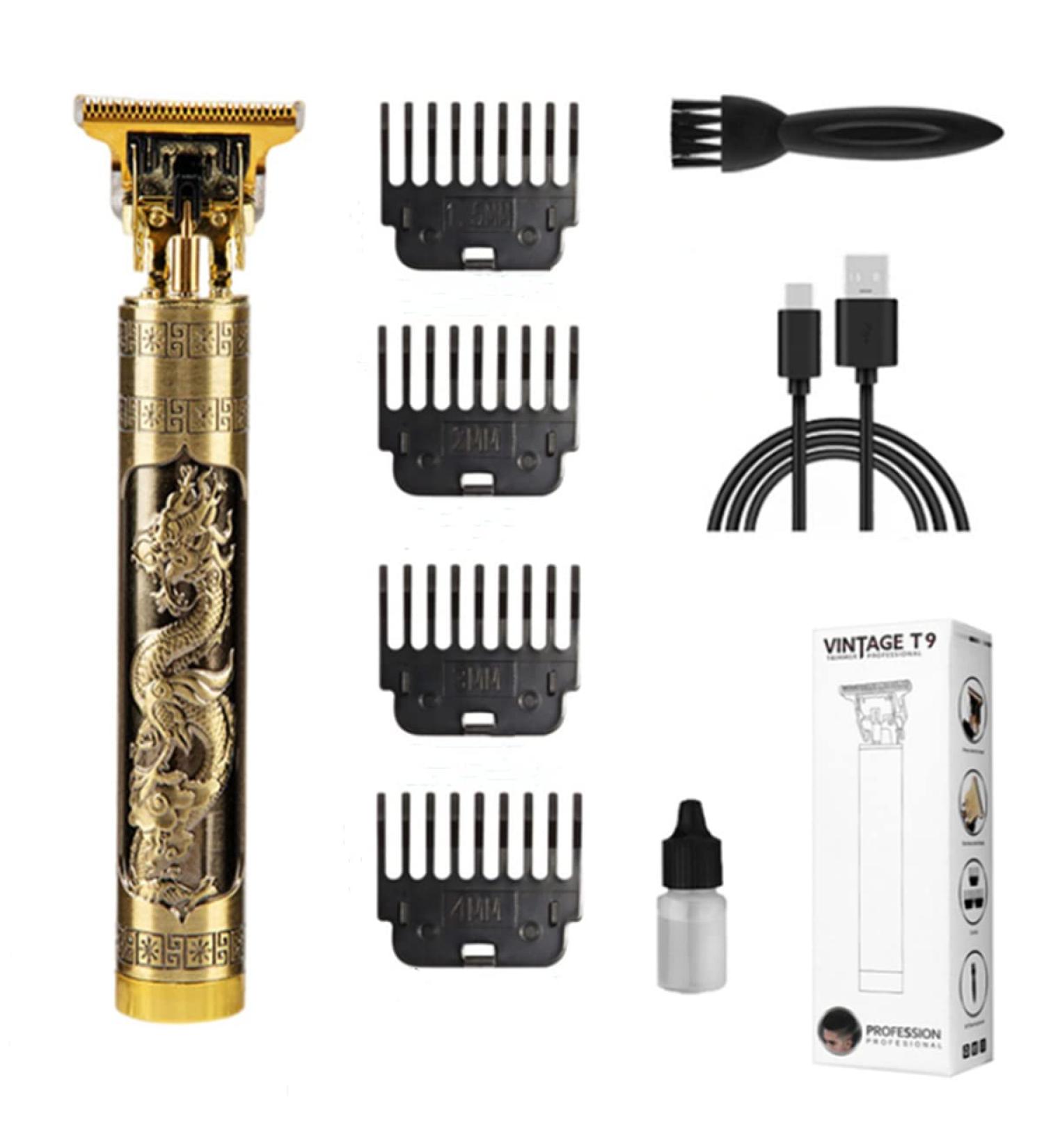 Zero Gapped T-Blade Trimmer: Cordless Hair Trimmer & Beard Shaver Set for Men | Rechargeable Electric Clippers with 4 Guide Combs - Buy Online on GoSupps.com