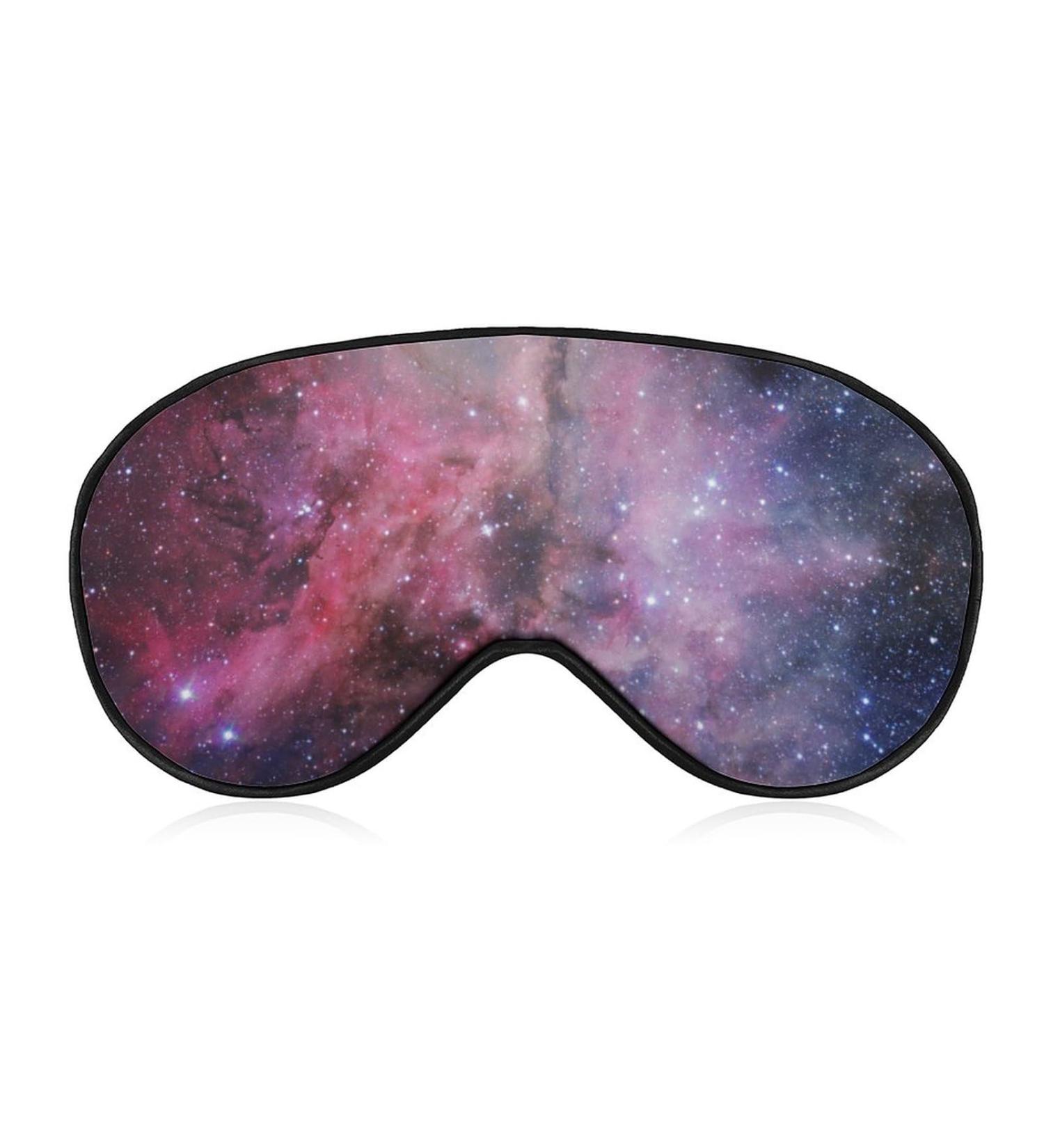 LynaRei Outer Space Sleeping Mask - Adjustable Blindfold for Deep Sleep - Cosmic Nebula Eye Cover for Light Blockage - Buy Online on GoSupps.com