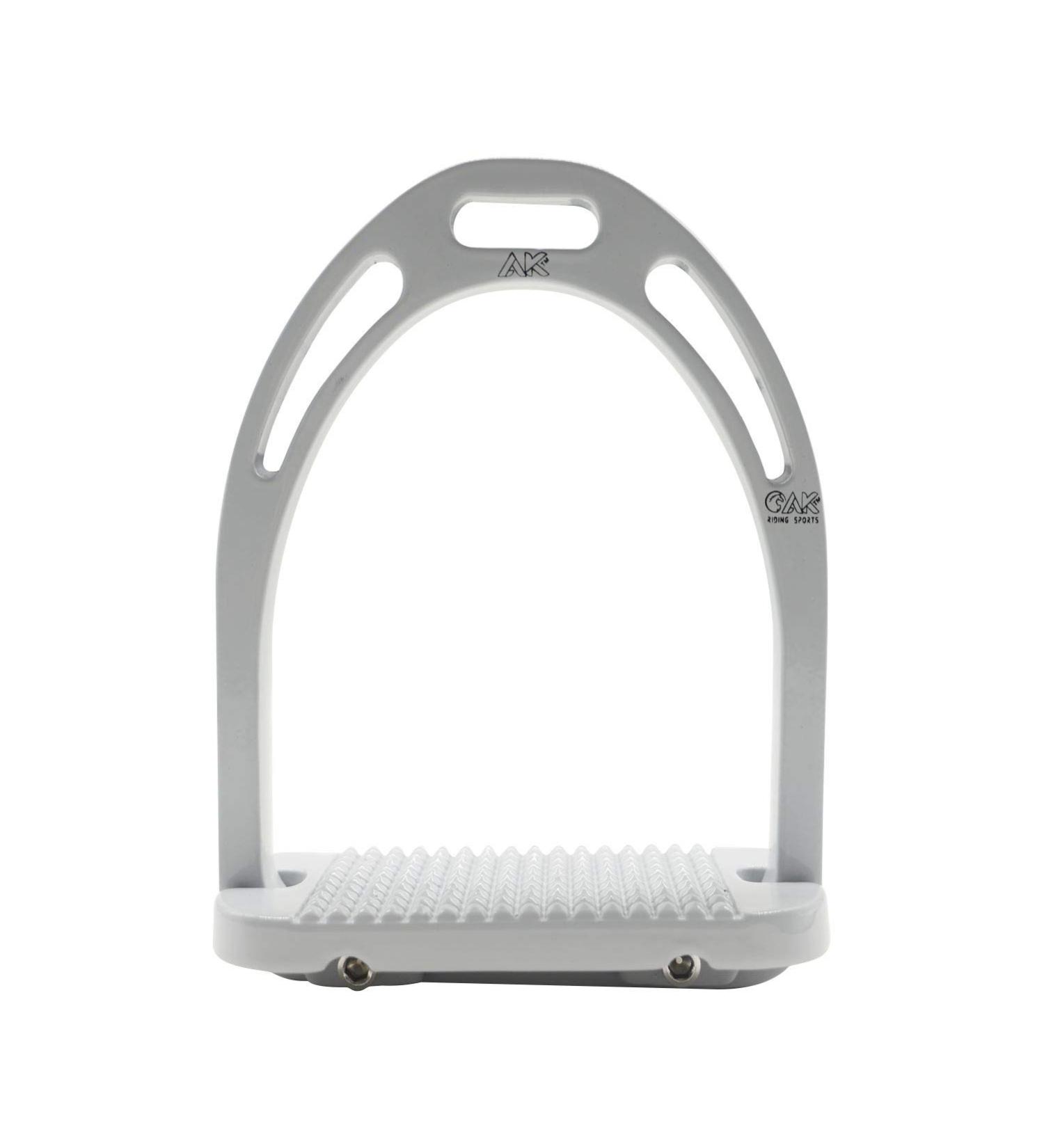 Buy AK Aluminum Stirrups - Coated Colors | 4.75 Inches Titanium (Light Gray) - International Shipping Available - Buy Online on GoSupps.com