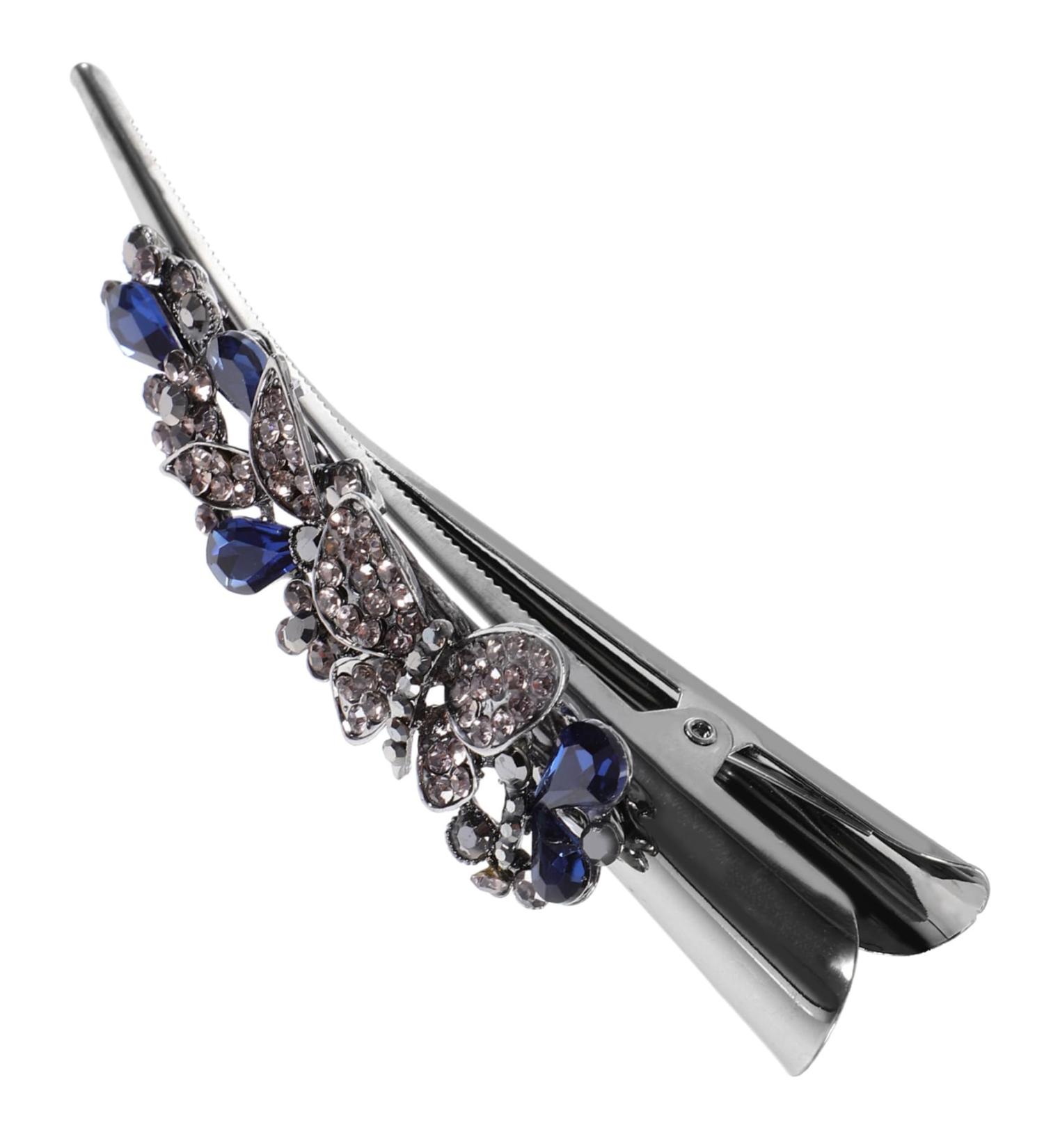 minkissy clips hair jewelry girls hair accessories hair accessories for girls hair clip women hairpin girls hairpin rhinestone hairpin large hairpin decorate women's Metal crystal - Buy Online on GoSupps.com