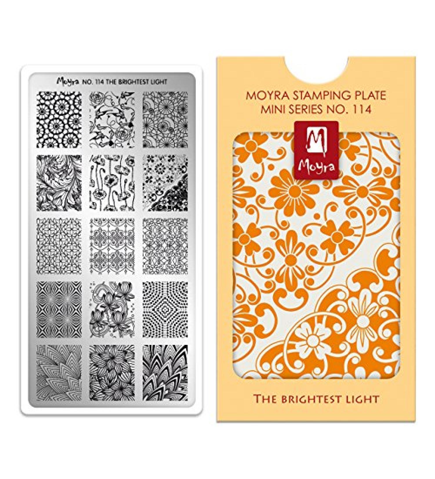 Moyra France Shop Official Moyra Mini Stamping N 114 The Brightest Light