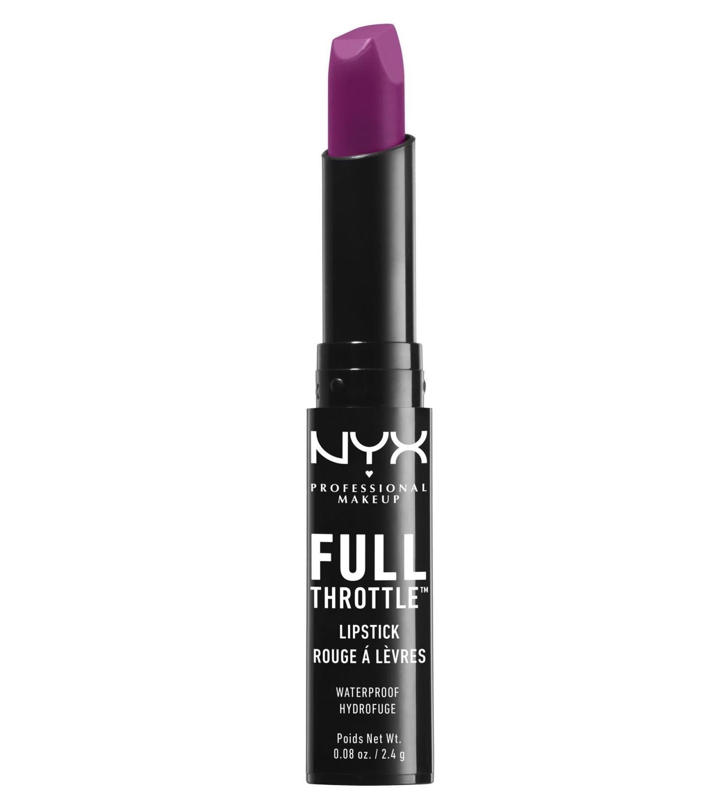 NYX Cosmetics Full Throttle Lipstick Trickster - Long-Lasting Matte Lip Color - Buy Online on GoSupps.com