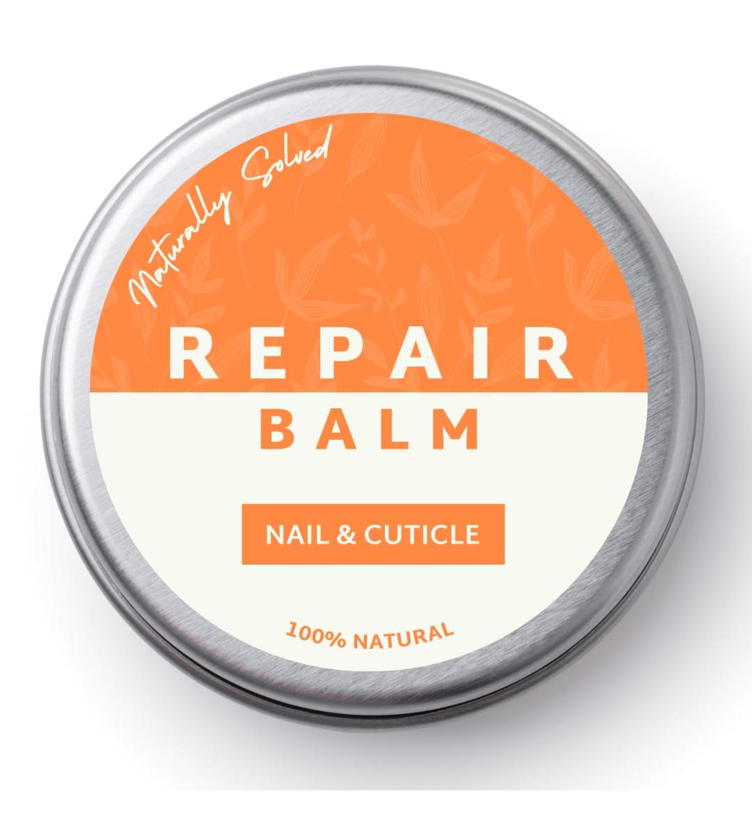 Cuticle & Nail Repair Oil Balm with Almond, Castor, Coconut Oil & Vitamin E - Buy Online on GoSupps.com