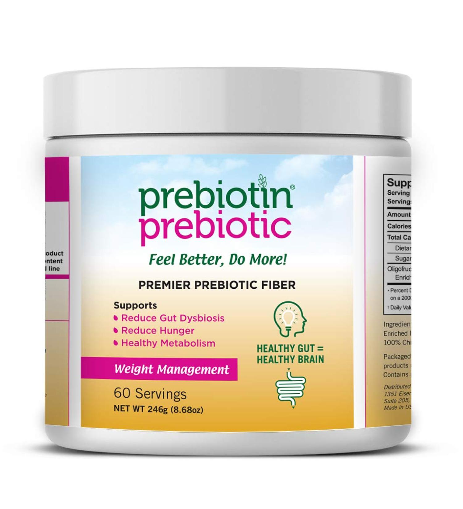 Prebiotin Prebiotic Weight Management - 8.5 oz | Support Digestive Health & Gut Balance - Buy Online on GoSupps.com