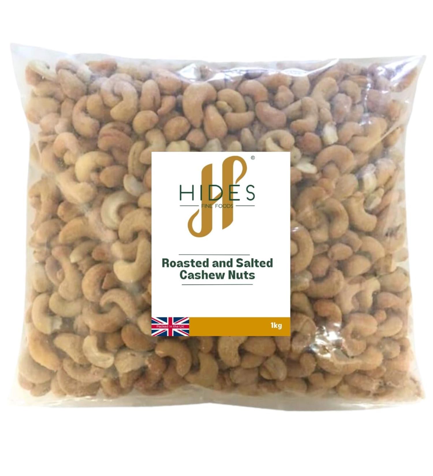 Hides Fine Foods - Roasted & Salted Cashew Nuts 1kg - Buy Online on GoSupps.com
