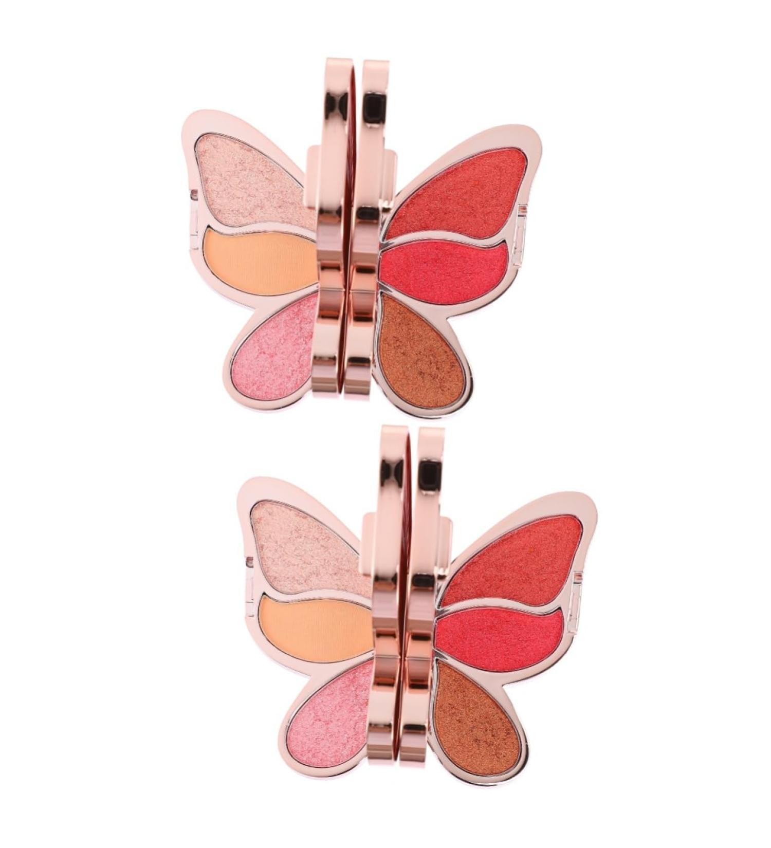 DOITOOL 2 Pcs Sequin Eyeshadow Palette - Portable Eye Makeup Supplies Perfect for Girls & Blushers - International Shipping Available - Buy Online on GoSupps.com