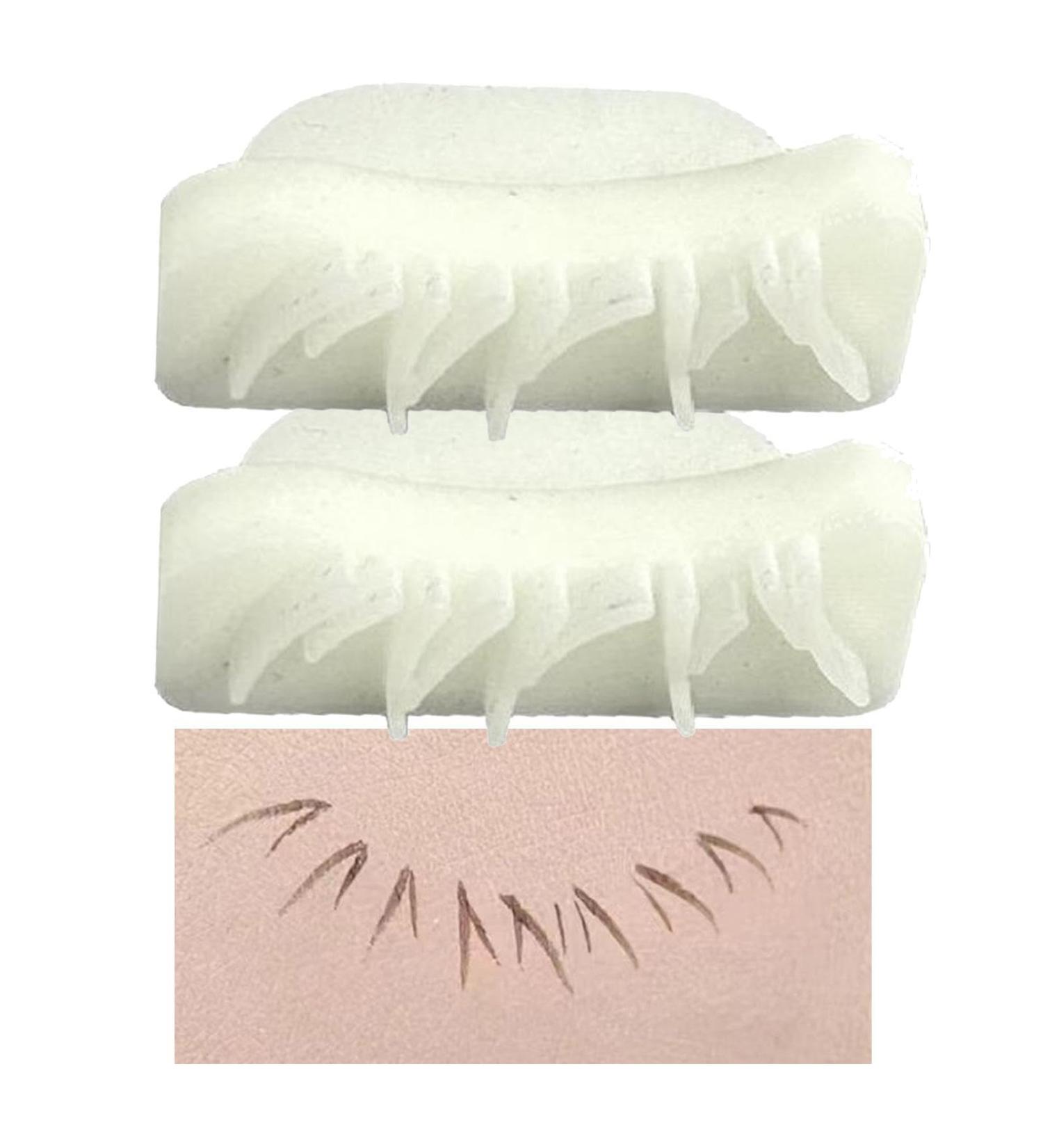 False Eyelash Stamp Lower Lash Stamp Tool Arrivals Eyelash Stamps Lower Lashes Extensions Silicone Eyelash Stamps Portable Makeup Device Reusable Eye Makeup Tool Riza big eyes - Buy Online on GoSupps.com
