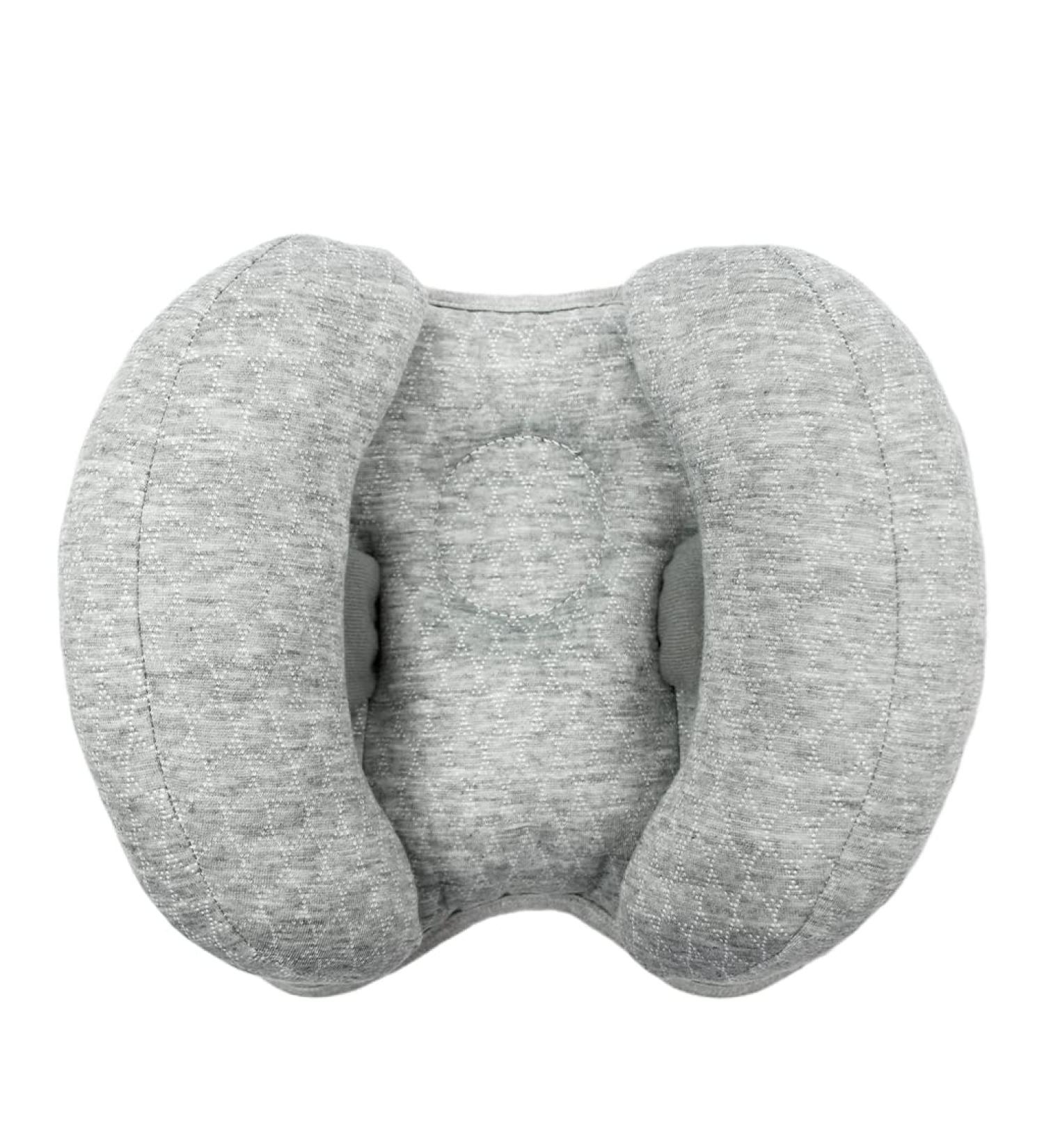 KAKIBLIN 2-in-1 Baby Travel Cushion | Adjustable Banana Shape Pillow for Toddlers | Grey - Buy Online on GoSupps.com