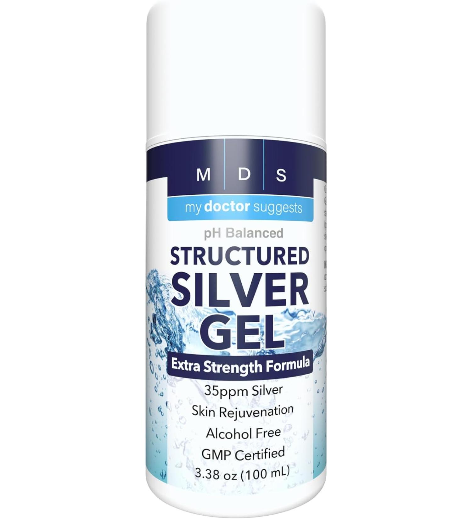 Extra Strong 35ppm Advanced Silver Gel - Hygienic and Effective - Buy Online on GoSupps.com