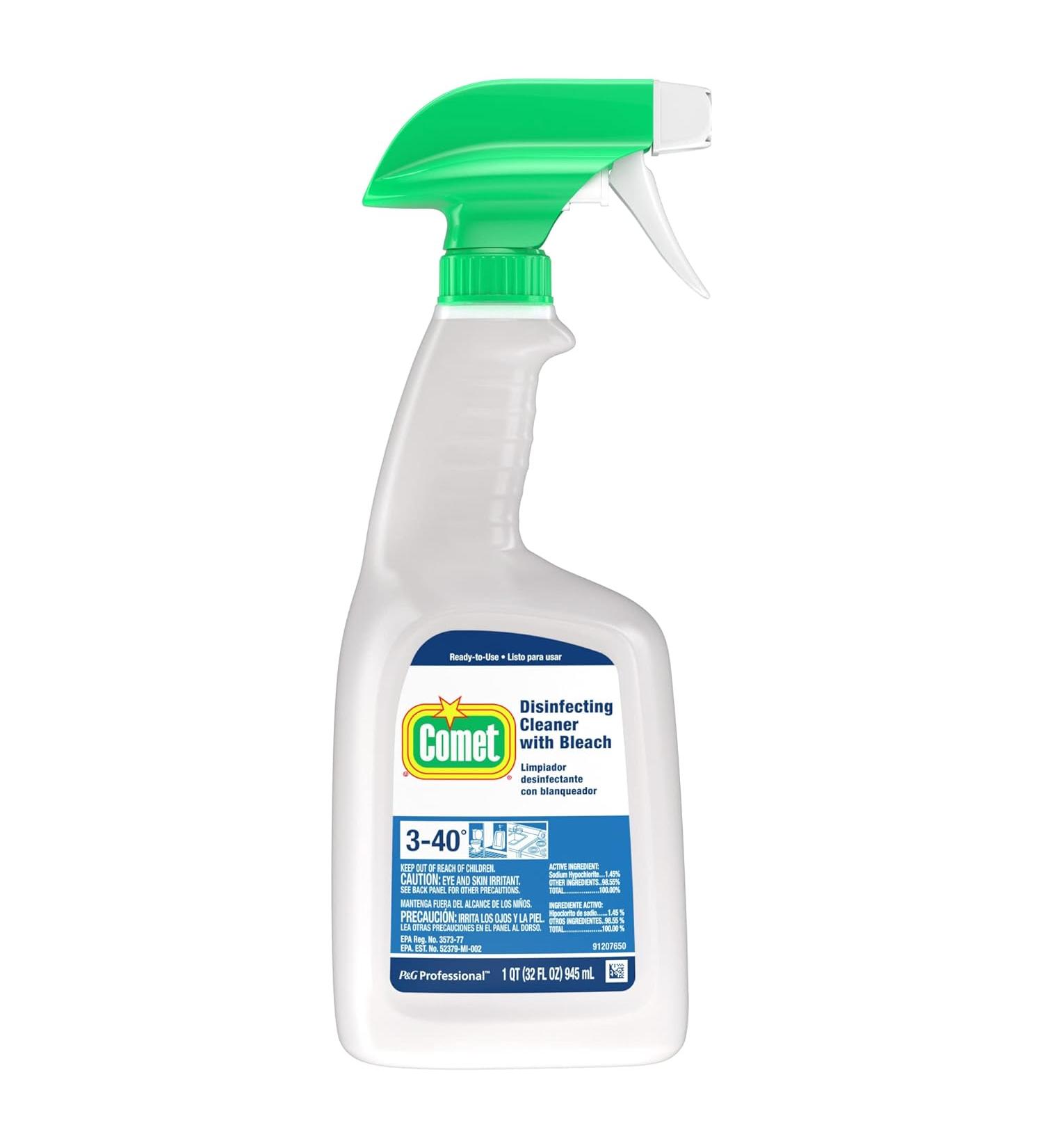 Comet Professional Hospital Grade Bulk Disinfecting Bathroom Sanitizer - 32 oz (Case of 8) - Buy Online on GoSupps.com
