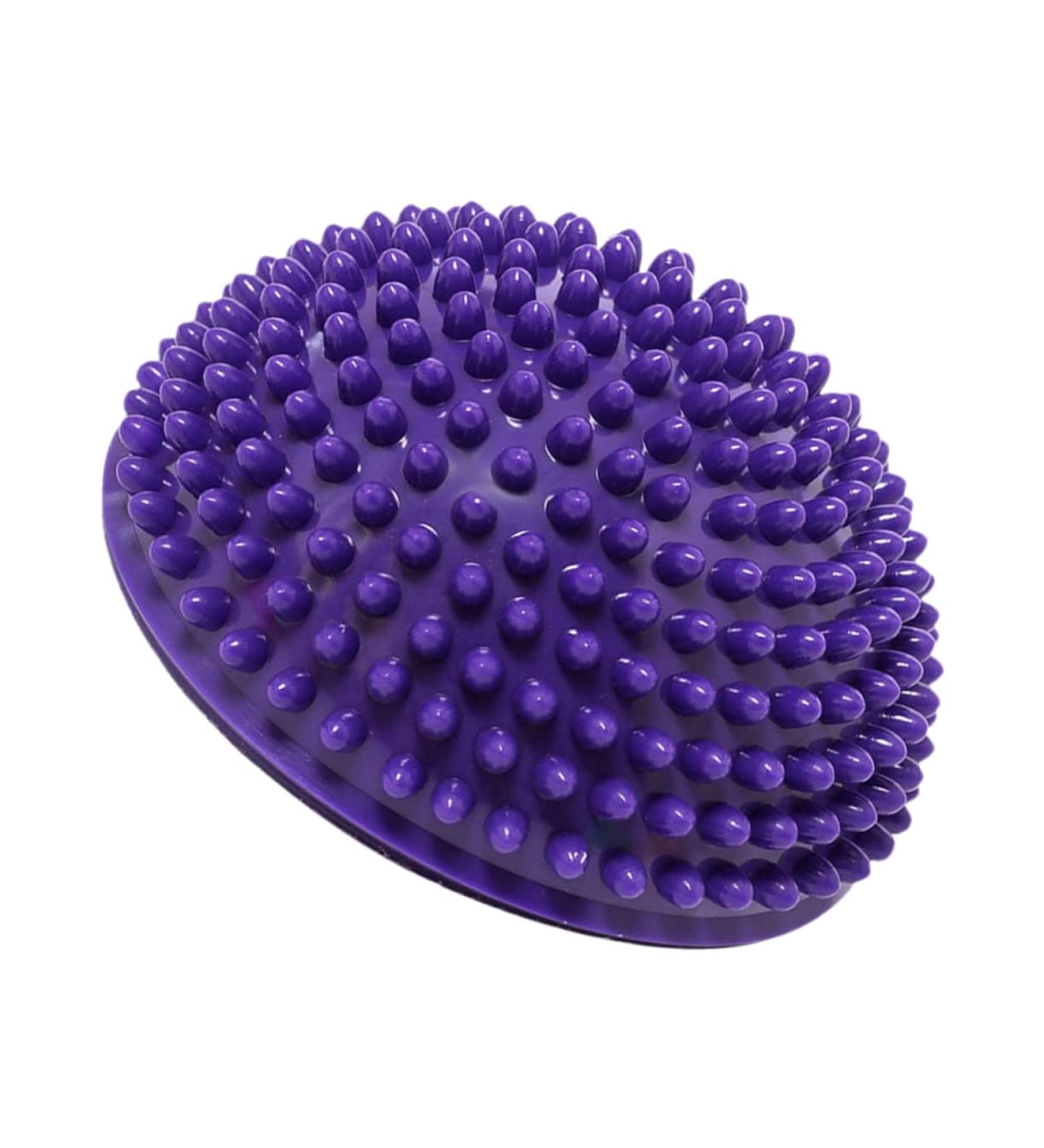 Collbath Durian Ball Yoga Massage Device - Foot Massager & Home Accessories for Muscle Training | Creative Semicircle Design - 16x16x8cm Purple - Buy Online on GoSupps.com