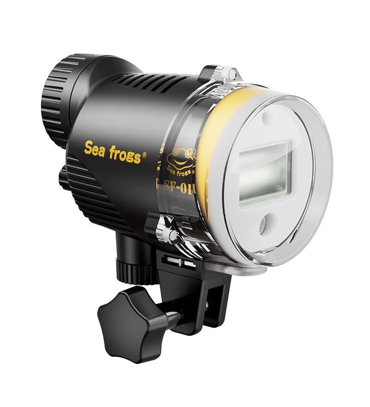 Seafrogs SF-01 Waterproof Scuba Diving Strobe Flash Light with YS Ball Arm Mount - Ideal for Underwater Photography with Sony, Olympus, Nikon, Canon Dive Cameras - Buy Online on GoSupps.com
