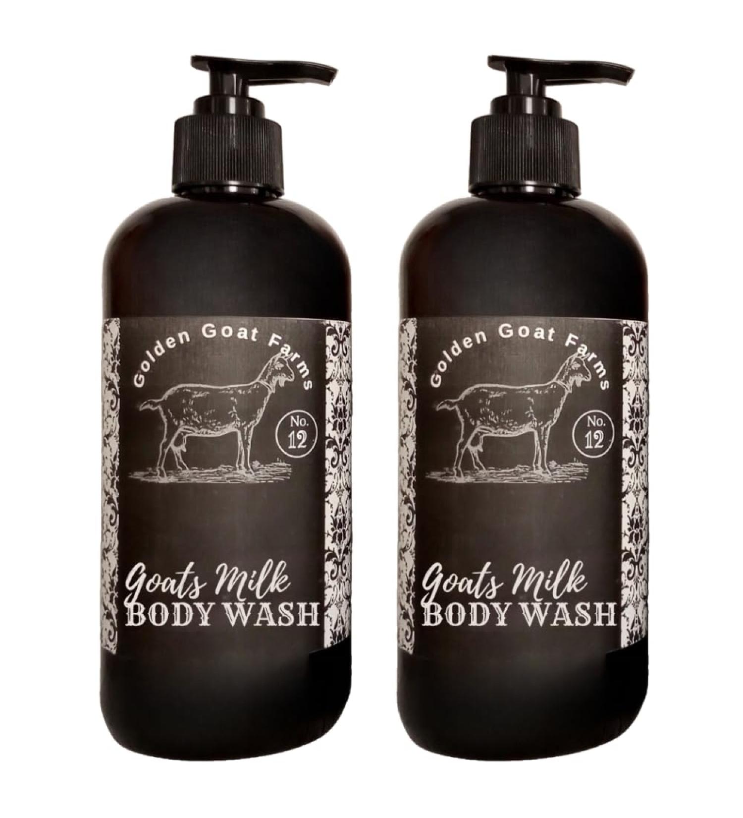 Golden Goat Farms Fresh Peaches Scented Body Wash with Goat Milk 16 Oz (2 Pack) - Buy Online on GoSupps.com