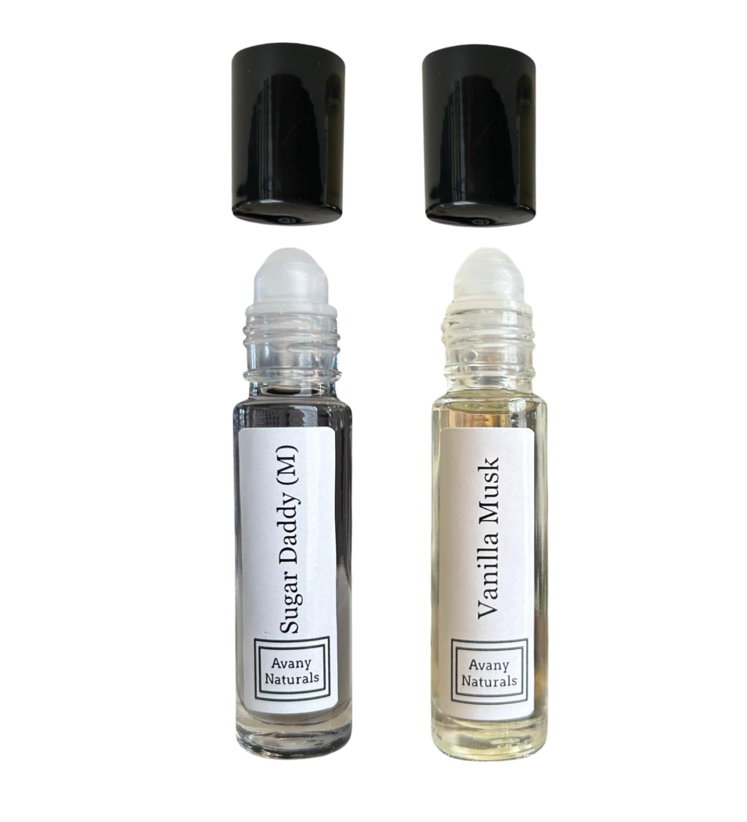 Man Perfume Sampler Set - Roll Cologne Men Replicant Perfume Alt Fragrance Travel Size Cologne Roll-on Scented Body Oil 2 pc Set (Sweet Duo) - Buy Online on GoSupps.com