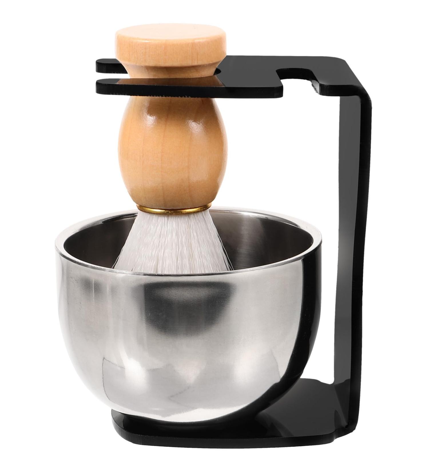 Outanaya Bearded Care Set - Premium Men's Shaving Brush Razor Cup & Shaving Foam for Perfect Grooming - Buy Online on GoSupps.com