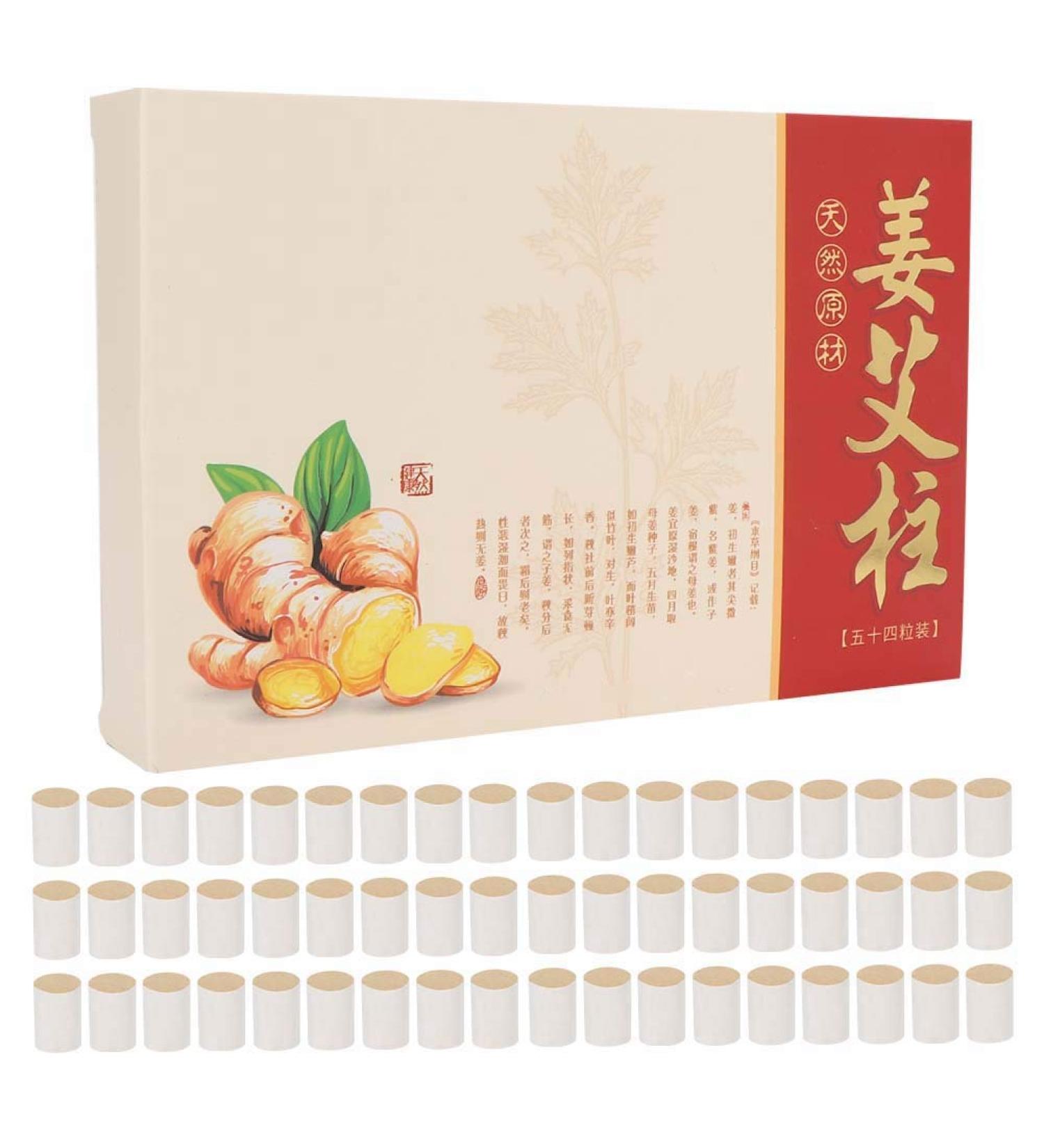 54-Piece Moxa Stick Set | Natural Moxibustion Therapy for Pain Relief | Safe & Effective Body Massage Tool - Buy Online on GoSupps.com