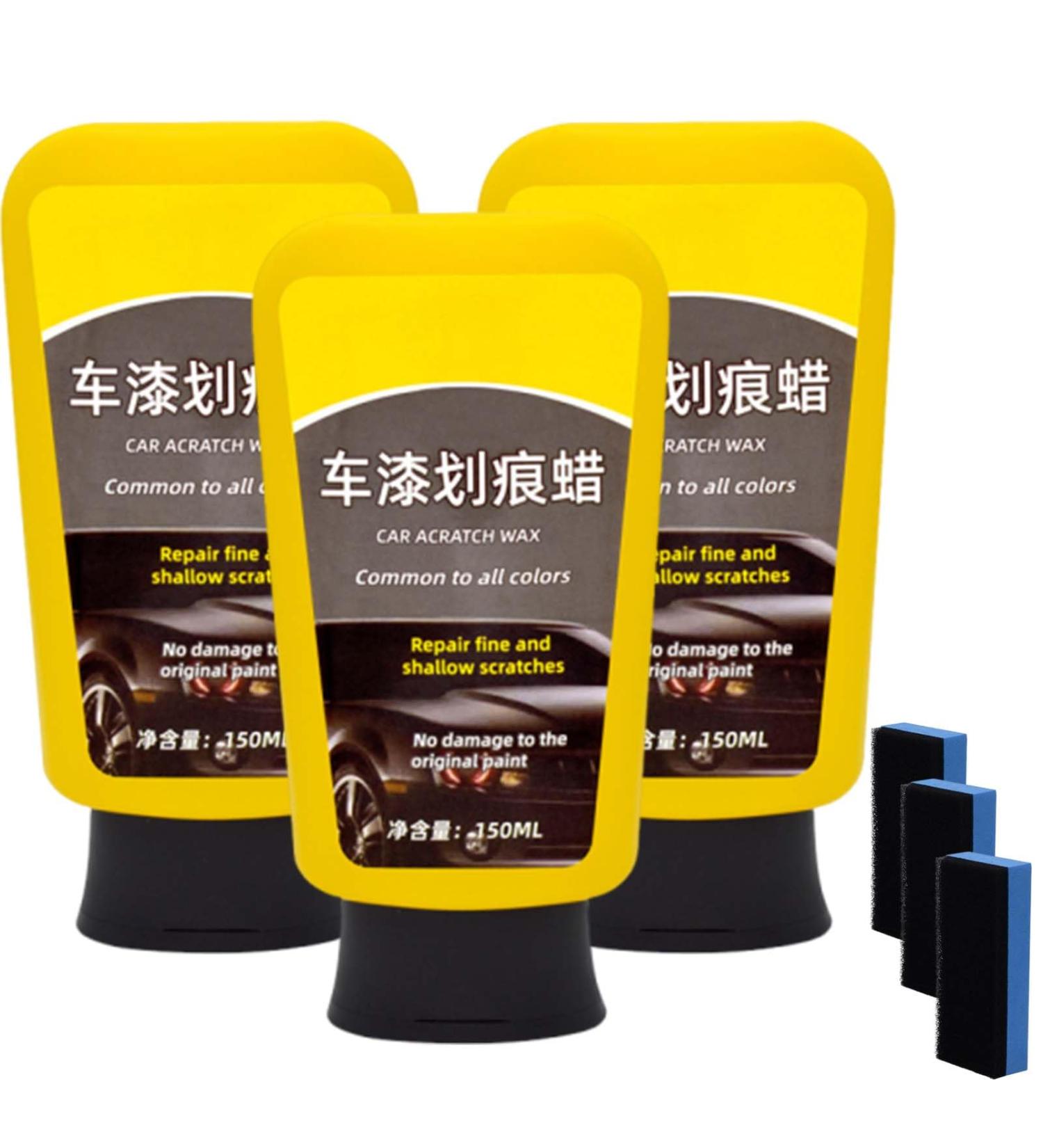 Scratch Wax for Cars 150ml Universal Auto Paint Polish Scratch and Swirl Remover Universal Auto Paint Polish (3PCS) - Buy Online on GoSupps.com