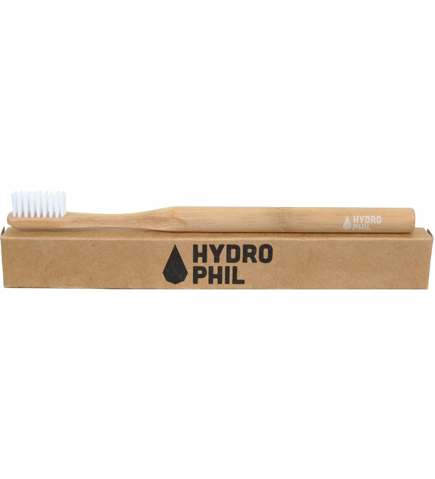 Hydrophil - toothbrush Mittelweich Natur - Sustainable from bamboo produced - 100% vegan - particularly gently to the gums - bristle made of nylon