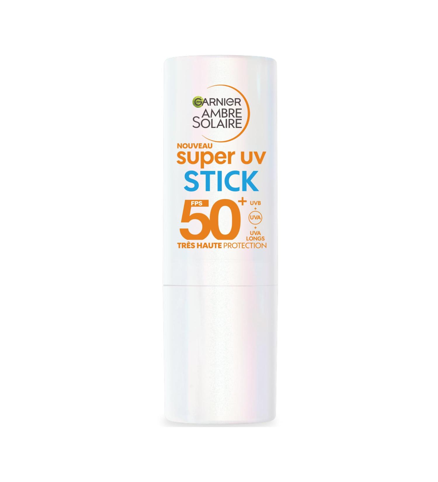  Garnier Garnier Amber Solar Super UV Stick SPF50+ 9mL - Buy Online on GoSupps.com