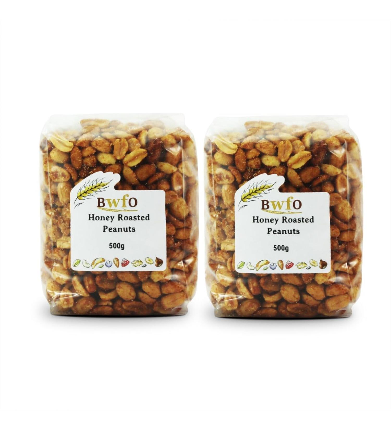 Honey Roasted Peanuts 1kg (BWFO)