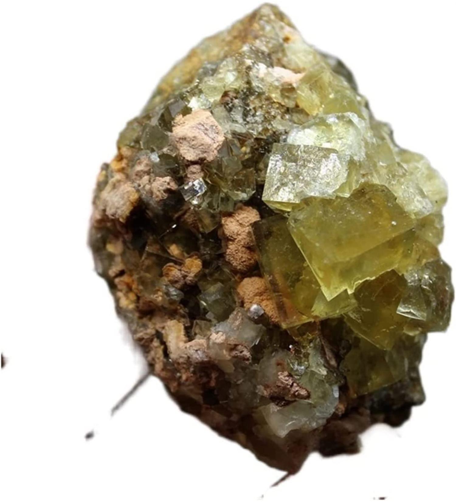 Minerals Stones Natural Yellow Fluorite Cluster rehearsals Stones and Crystals Quartz Crystal Stones Decoration Draw QINTINYIN (Color : 249g) - Buy Online on GoSupps.com