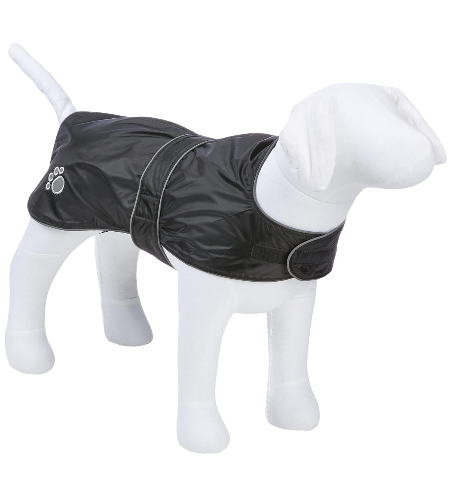 Trixie 30515 Coat Orl ans for Dogs - Black Nylon Size M (45 cm) | High-Quality International Shipping - Buy Online on GoSupps.com