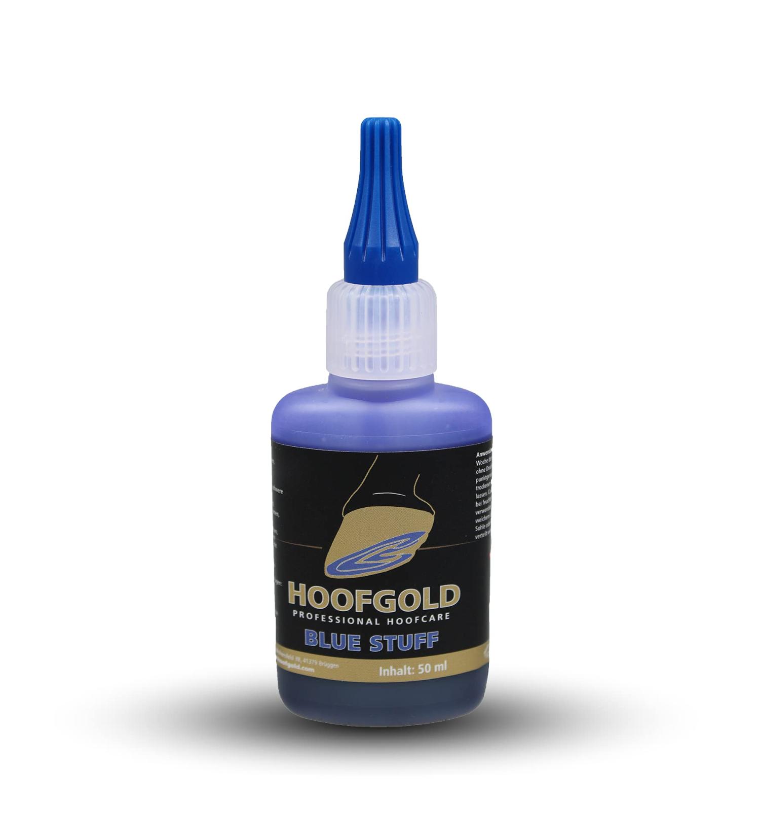 HOOFGOLD BlueStuff Hoof Care - 50ml Thrush Remedy for Horses - Fast Relief International Shipping - Buy Online on GoSupps.com