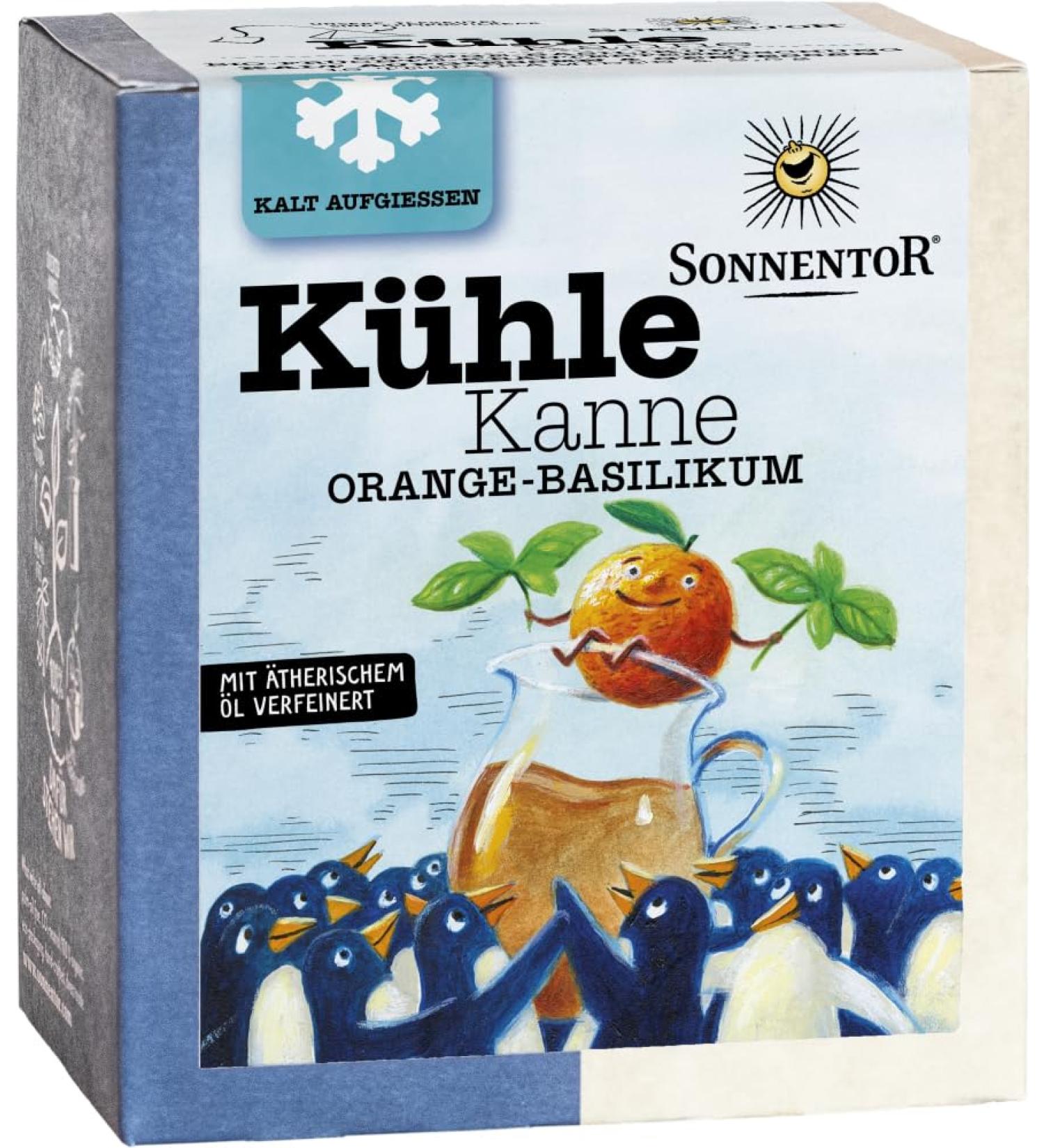 Sonnentor Sonnentor Fresh organic teapot basil orange (6 x 40g)