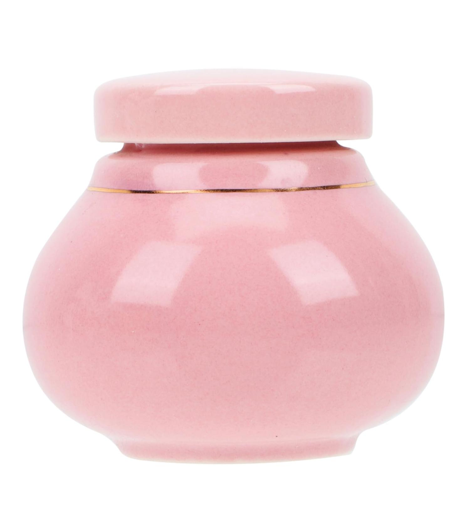 MAGICLULU Storage Bottle Cans Travel Sub Bottle Cream Sample Jar Home Ointments Jar Mini Cream Storage Containers Lotion Sample Jar Ceramic Refillable Cream Jar Ointments Jars Travel Jar 6x5.5cm Pink - Buy Online on GoSupps.com