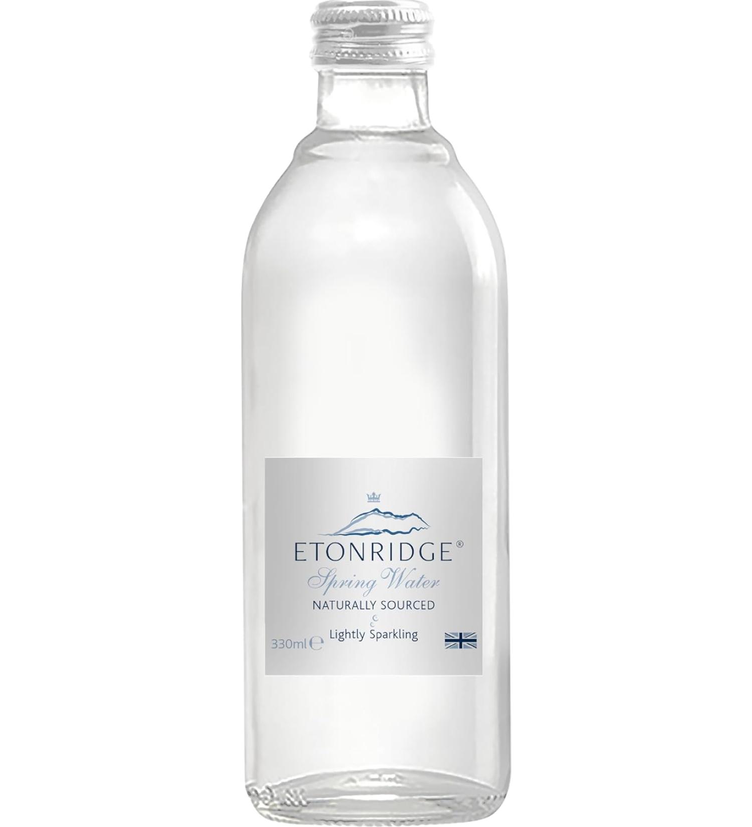 Etonridge Lightly Sparkling Spring Water 24 x 330ml Glass Bottles - Buy Online on GoSupps.com