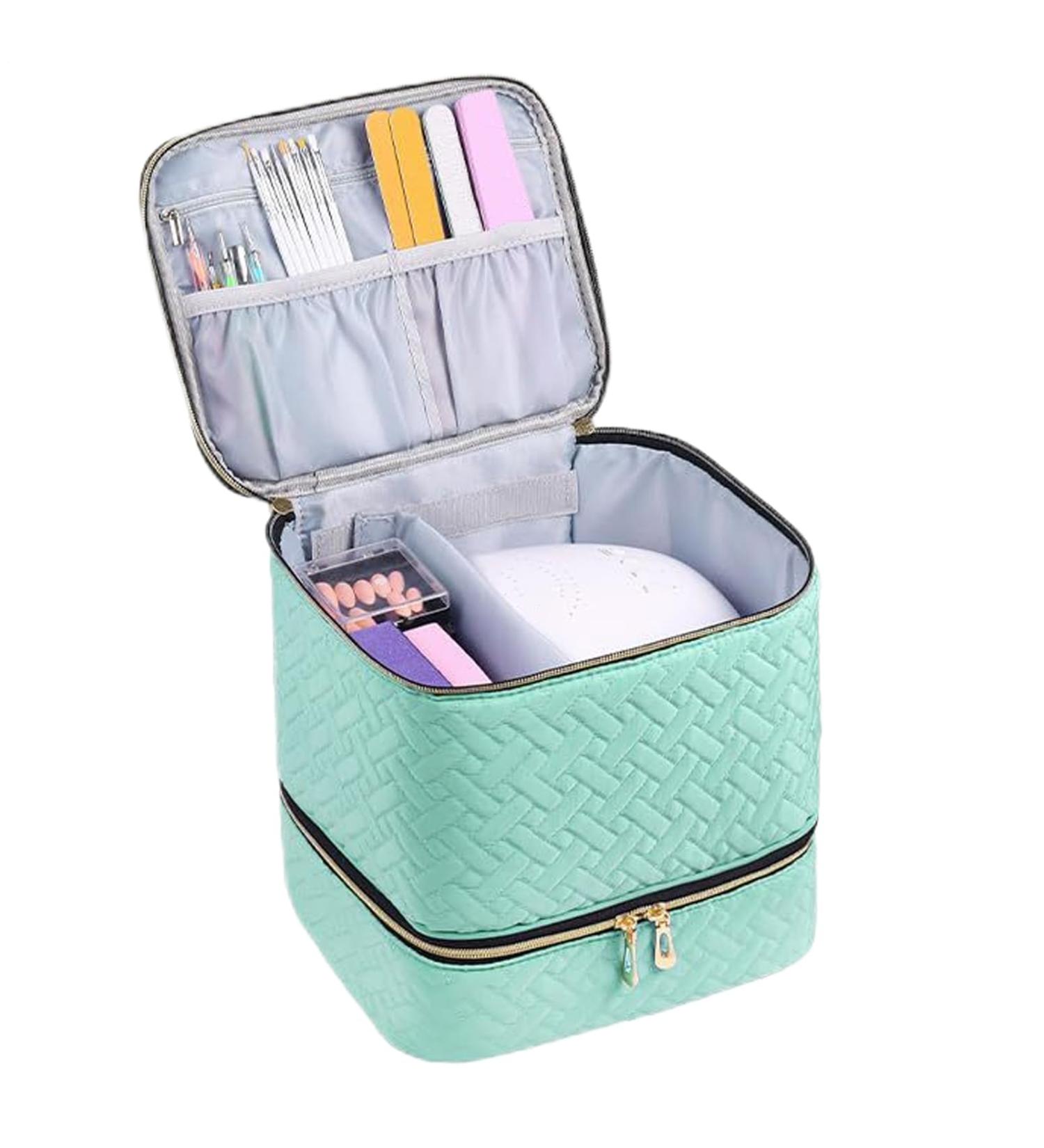 Sac De Rangement Pour Vernis Ongles Organisez Votre Collection D'ongles Instantan ment | Organisateur De Kit D'ongles De Grande Capacit 2 Couches | tui De Voyage Multifonctionnel | Pour Les Pr - Buy Online on GoSupps.com
