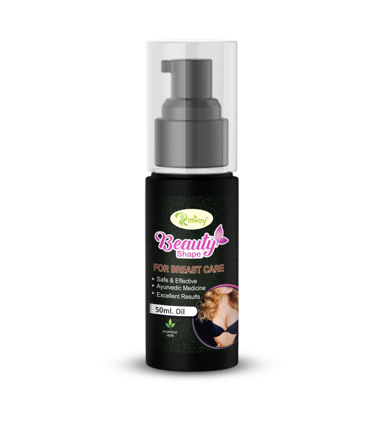 Riffway Beauty Shape Breast Spray Oil 50 ml - Enlarges Women's Bust Size & Shapes Perfectly - Buy Online on GoSupps.com