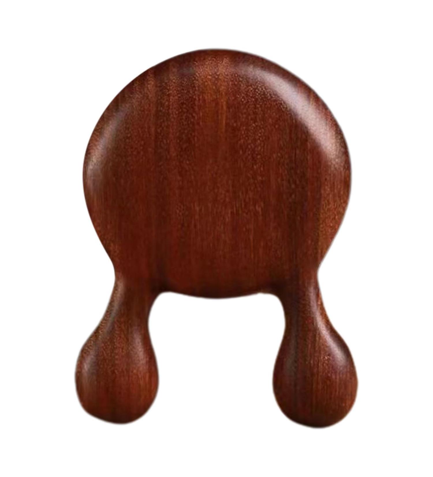 Wood Facial Massage Device & Comb | Ergonomic Natural Massager for Scalp & Face - Comfortable Portable & Smooth Surfaces - Buy Online on GoSupps.com