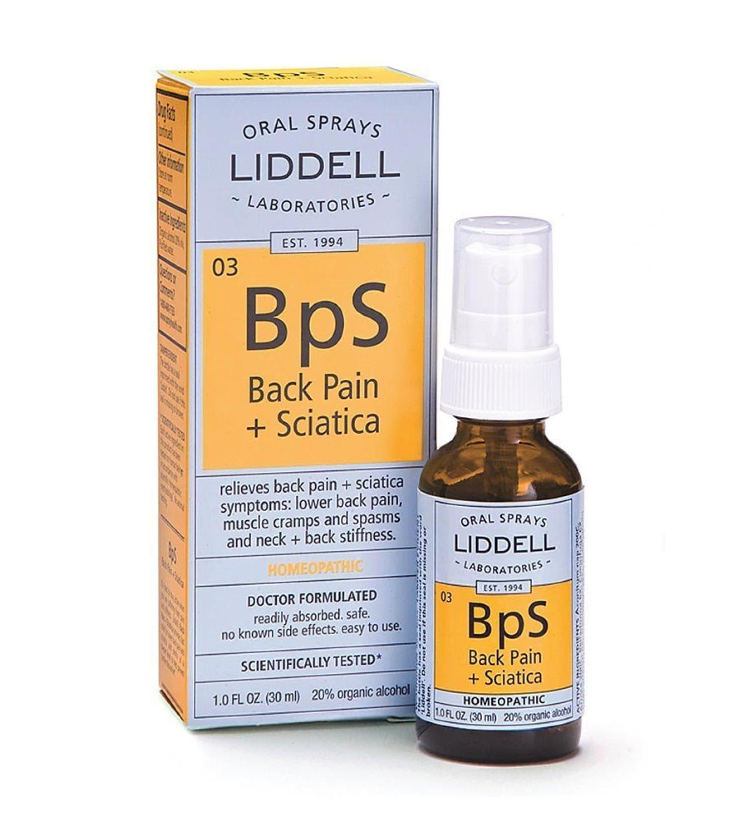 Liddell Homeopathic Back Pain/Sciatica 1 Oz3