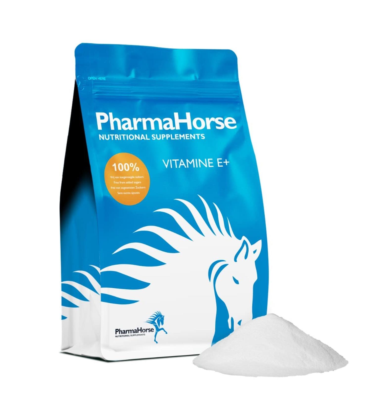 PharmaHorse Vitamin E+ | High Dosage Antioxidant | 1000g | 100% Doping-Free | International Shipping Available - Buy Online on GoSupps.com